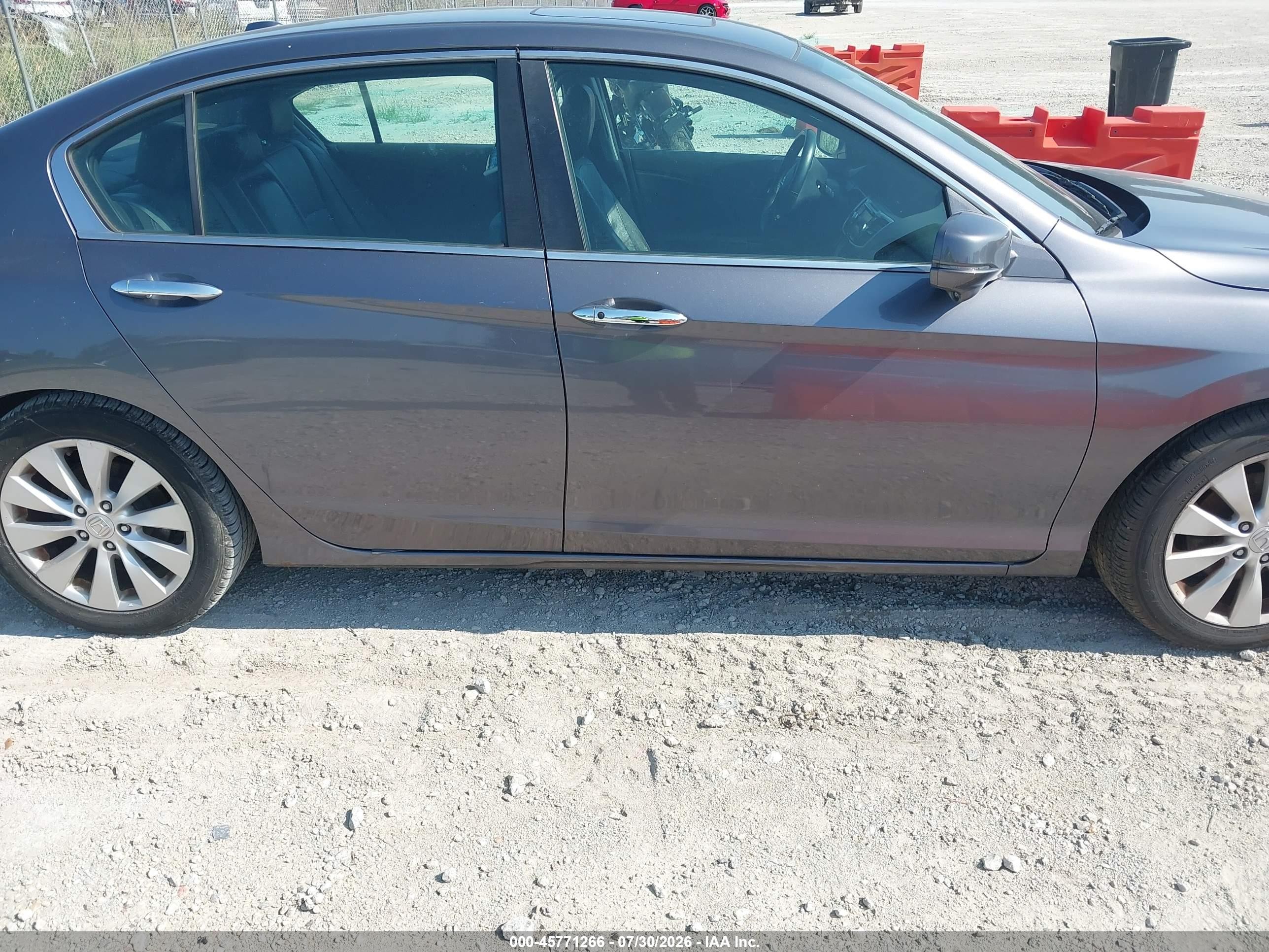 2014 Honda Accord Ex-l Gray vin: 1HGCR2F87EA069721