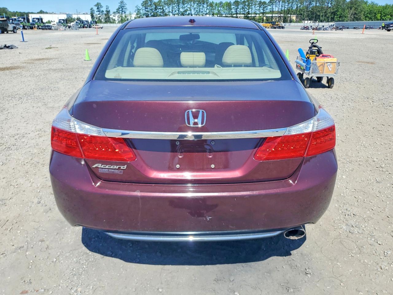 2014 Honda Accord Exl Бордовый vin: 1HGCR2F87EA101910