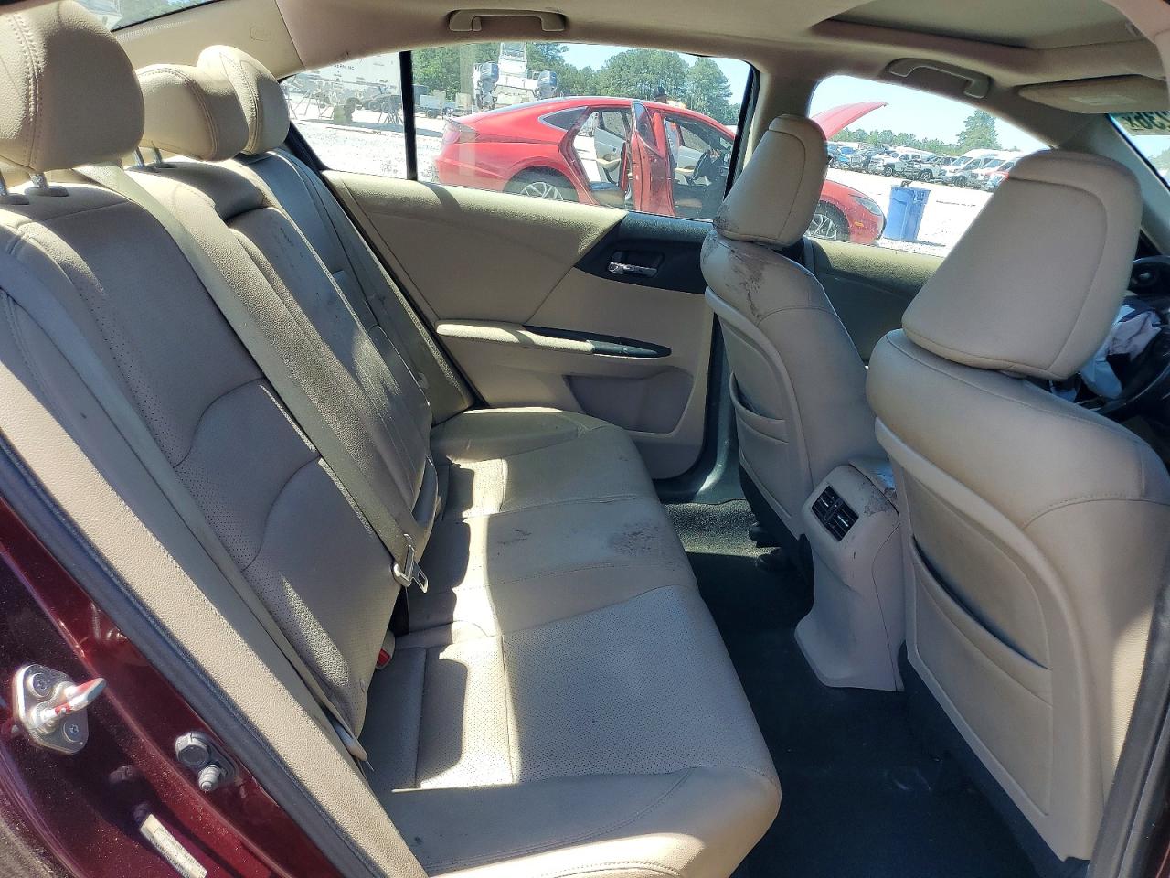 2014 Honda Accord Exl Бордовый vin: 1HGCR2F87EA101910