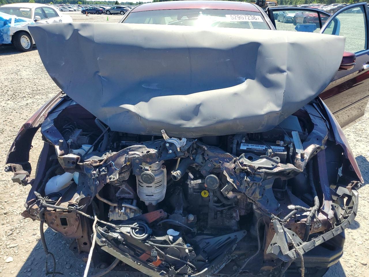 2014 Honda Accord Exl Бордовый vin: 1HGCR2F87EA101910