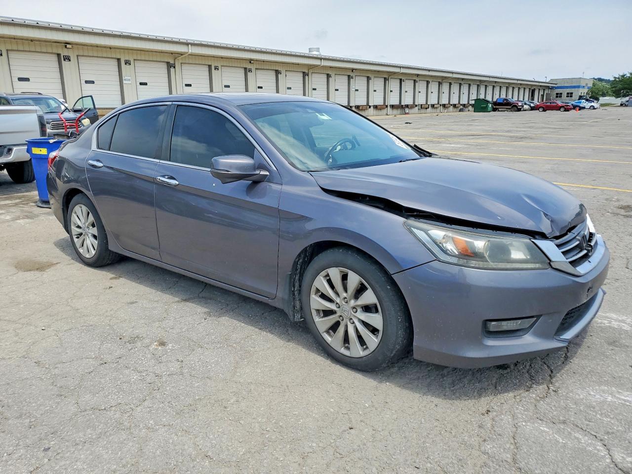 2014 Honda Accord Exl Gray vin: 1HGCR2F87EA137838