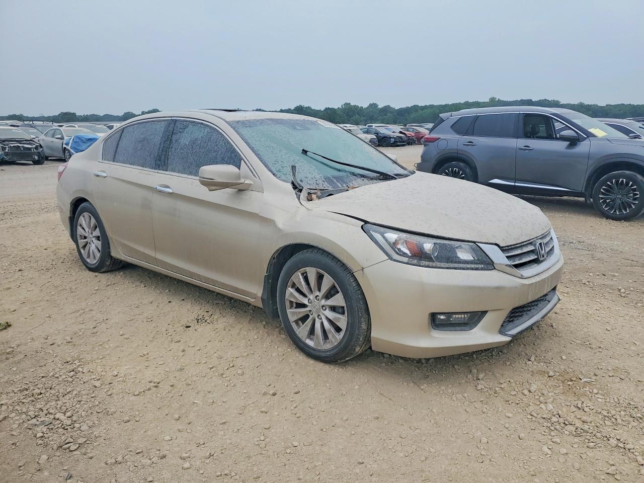 2014 Honda Accord Exl Tan vin: 1HGCR2F87EA148306