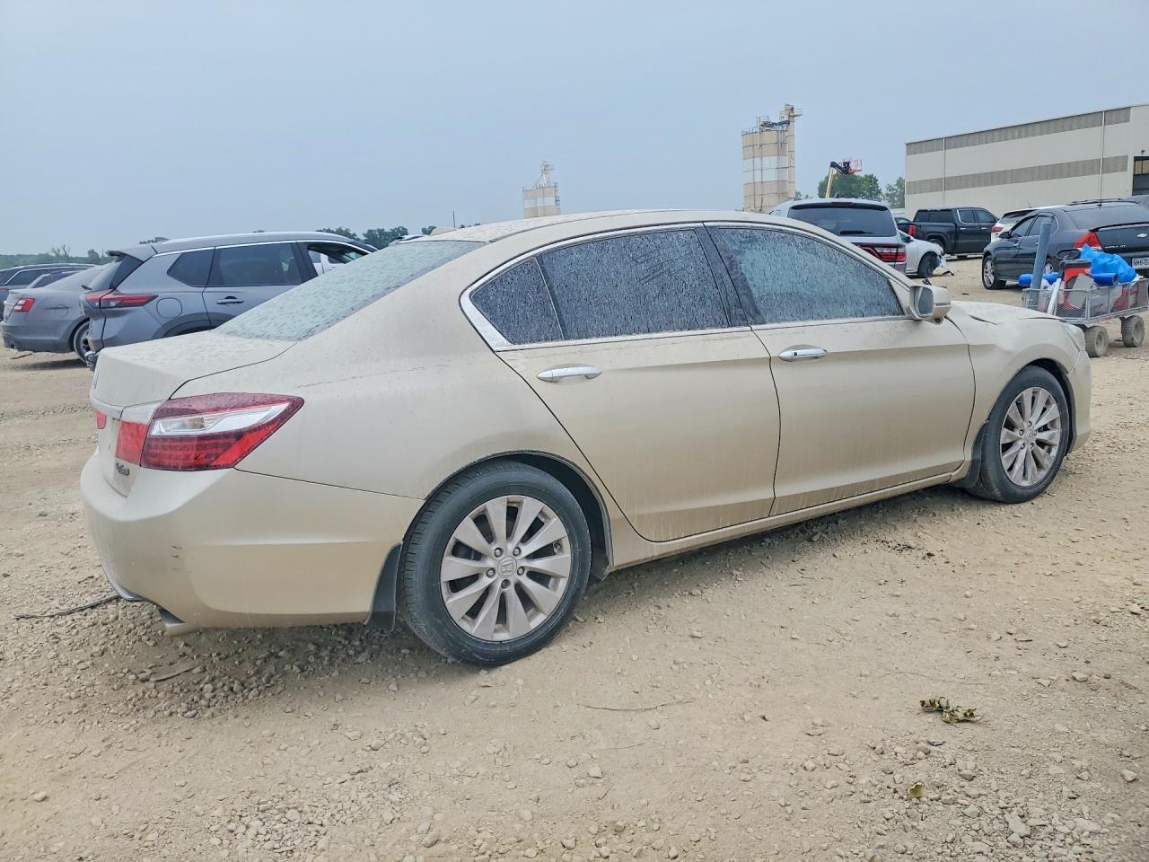 2014 Honda Accord Exl Tan vin: 1HGCR2F87EA148306