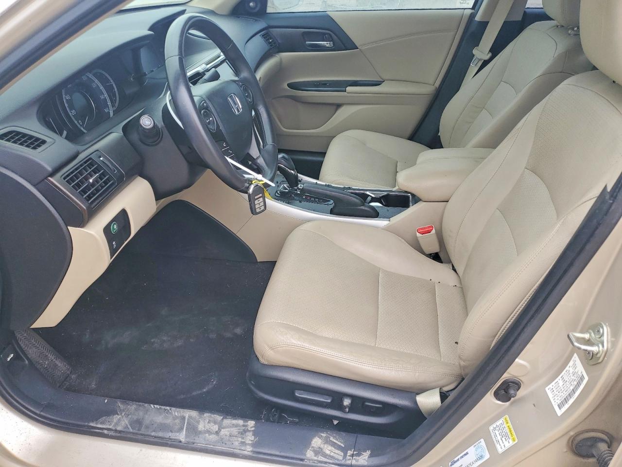 2014 Honda Accord Exl Tan vin: 1HGCR2F87EA148306