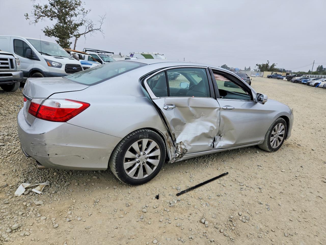 2014 Honda Accord Exl Silver vin: 1HGCR2F87EA157085