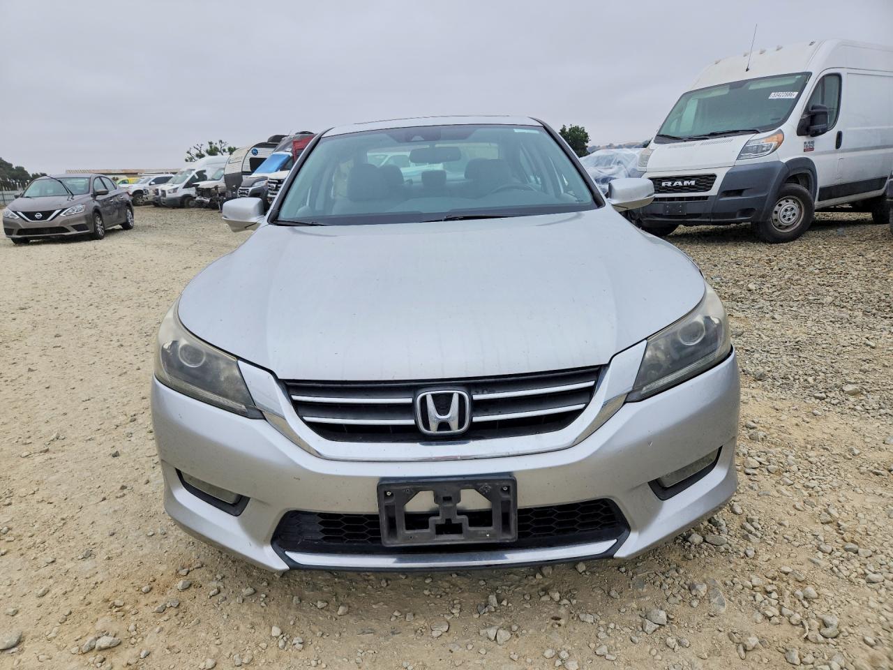 2014 Honda Accord Exl Silver vin: 1HGCR2F87EA157085