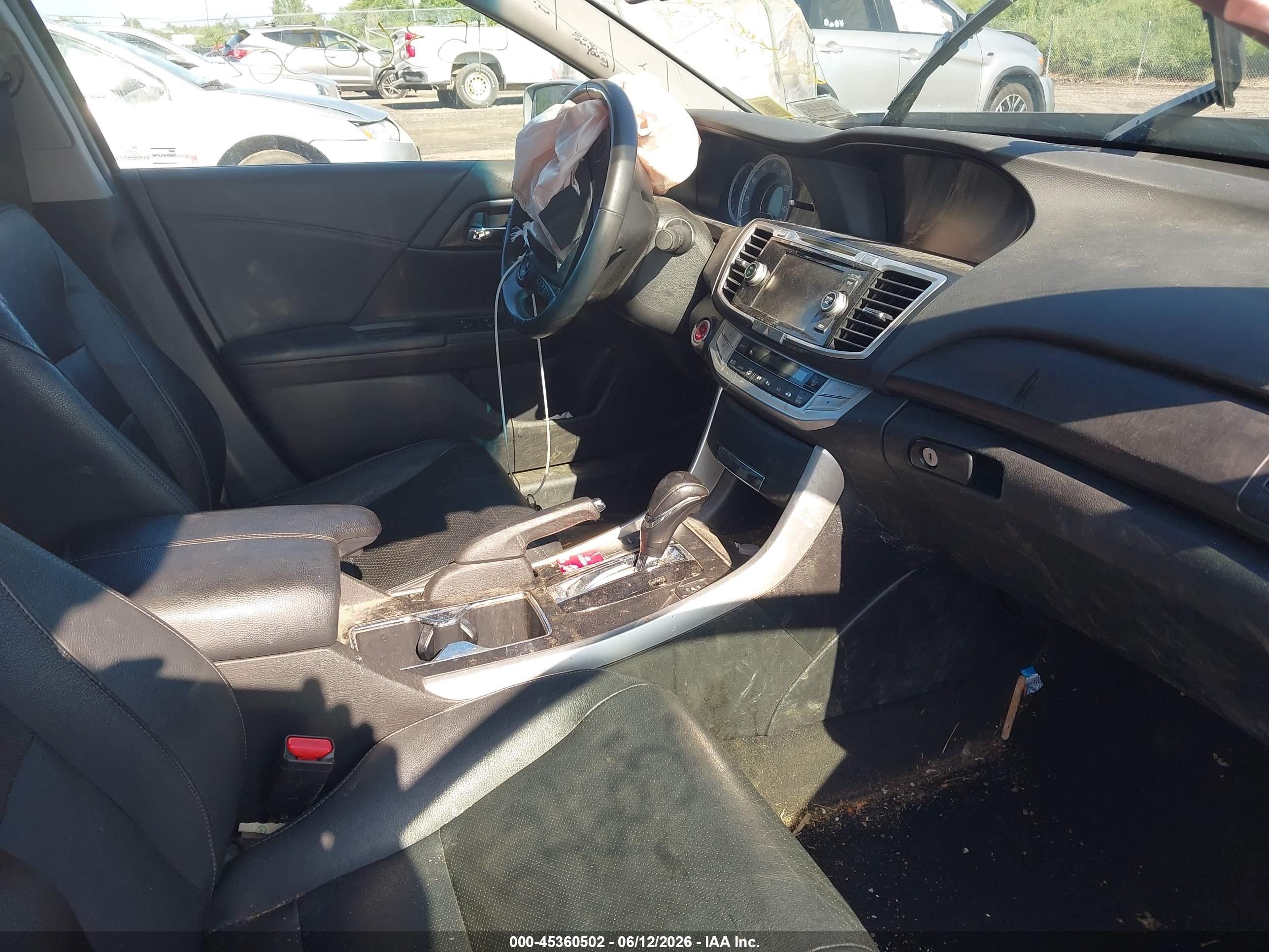 2014 Honda Accord Ex-l Silver vin: 1HGCR2F87EA164165