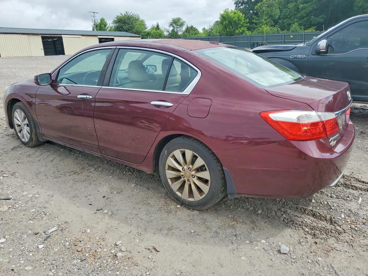 2014 Honda Accord Exl Maroon vin: 1HGCR2F87EA175750