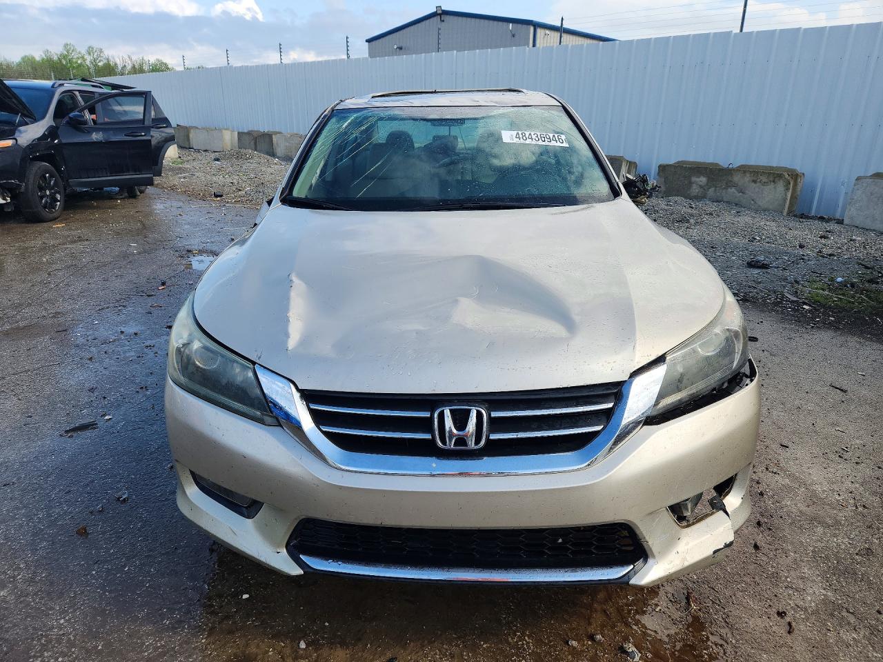 2014 Honda Accord Exl Серебряный vin: 1HGCR2F87EA187252