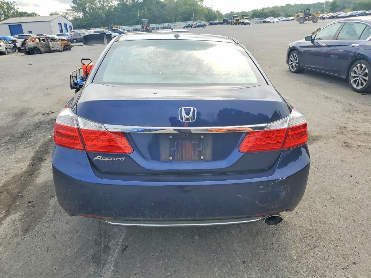 2014 Honda Accord Exl Blue vin: 1HGCR2F87EA205202