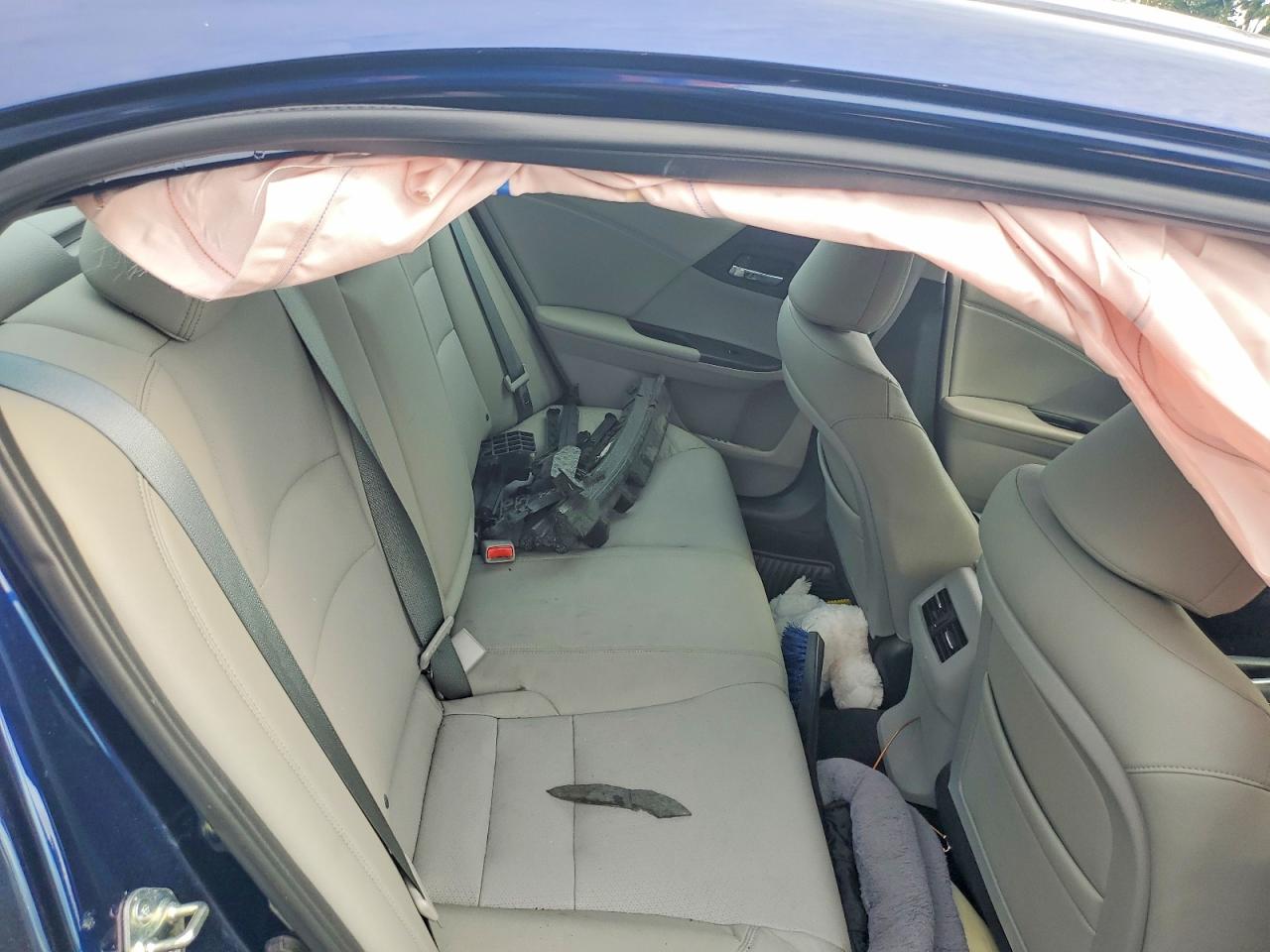 2014 Honda Accord Exl Blue vin: 1HGCR2F87EA205202