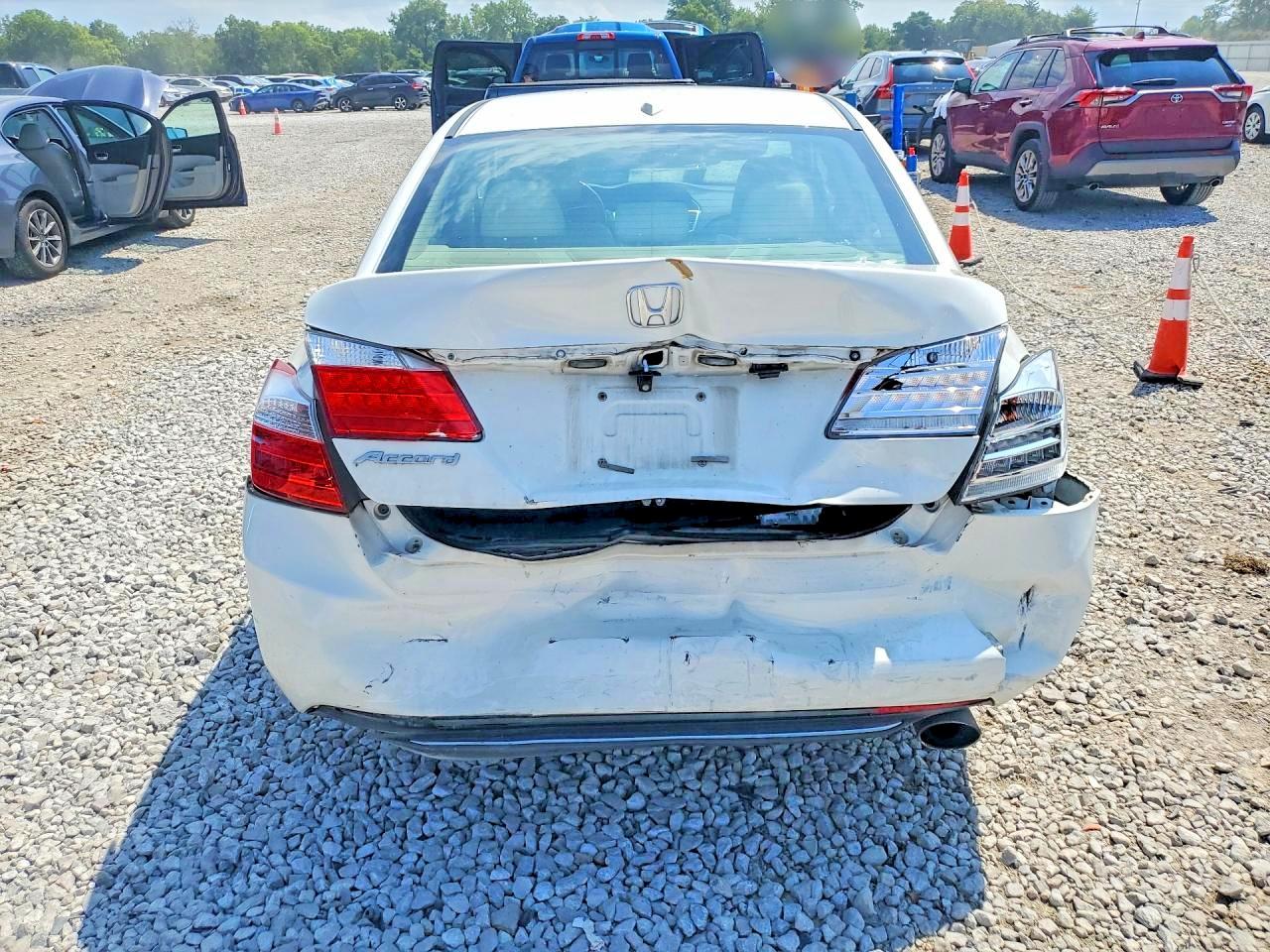2014 Honda Accord Exl White vin: 1HGCR2F87EA207368