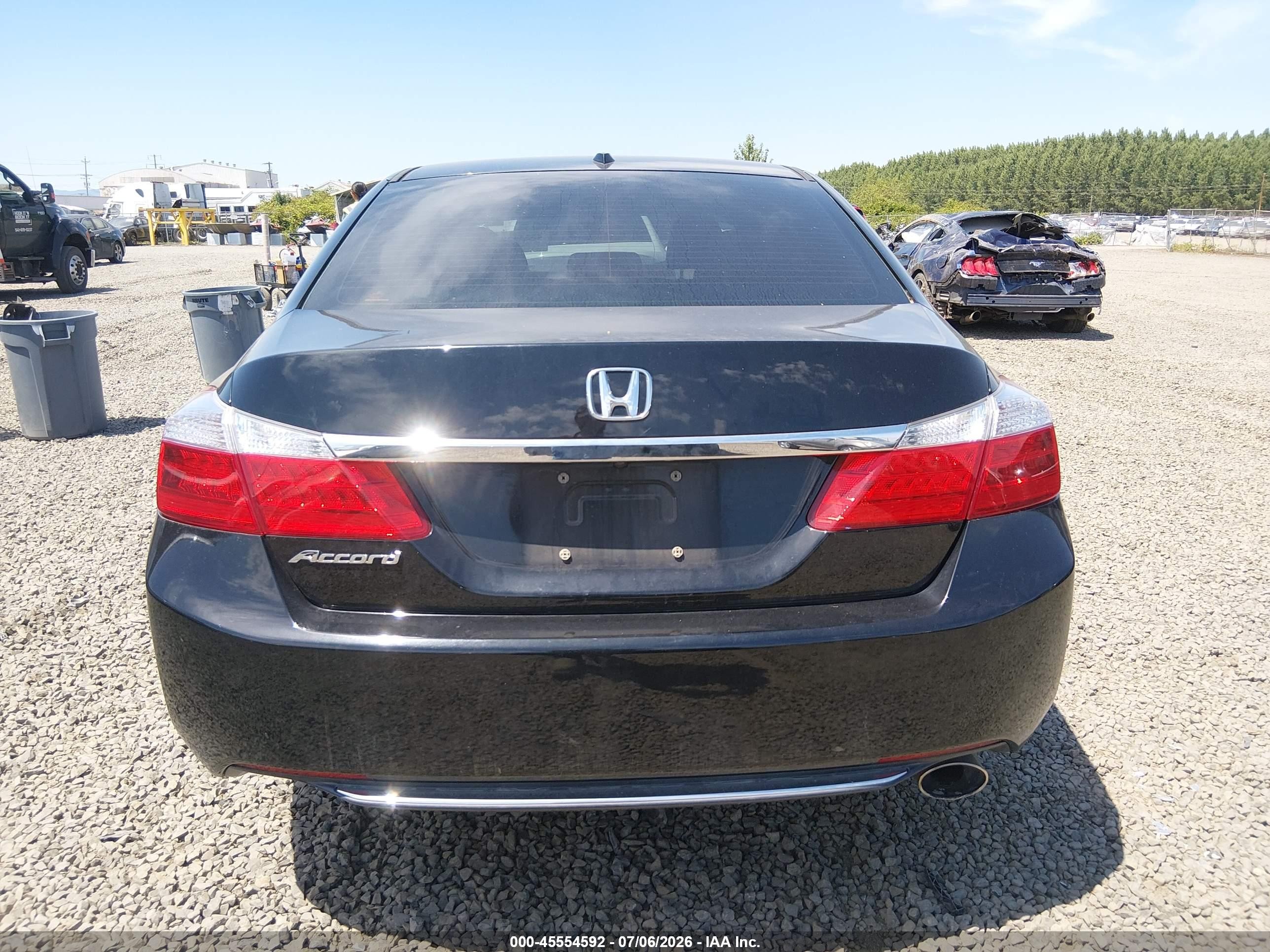 2014 Honda Accord Ex-l Black vin: 1HGCR2F87EA244789