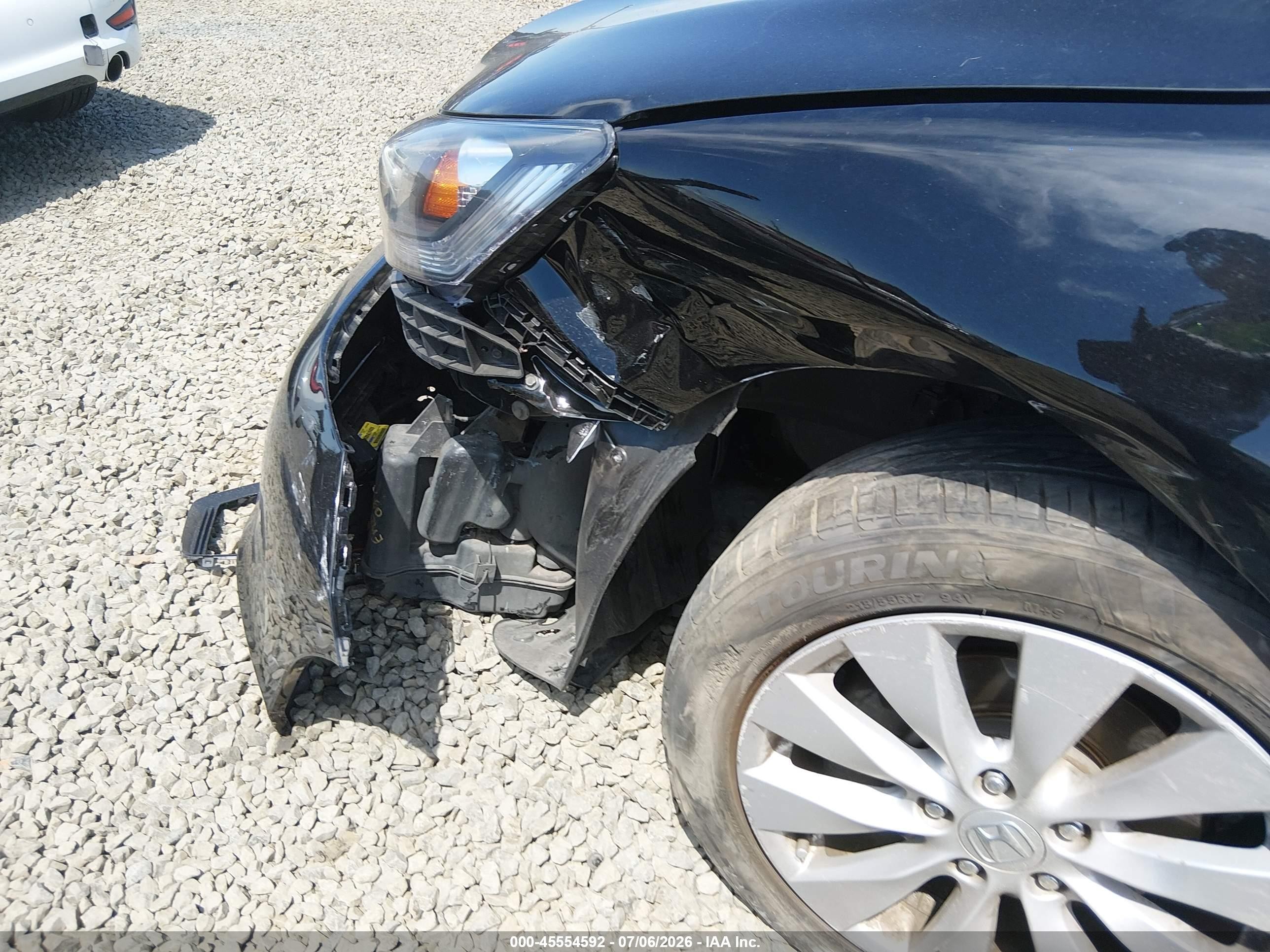 2014 Honda Accord Ex-l Black vin: 1HGCR2F87EA244789