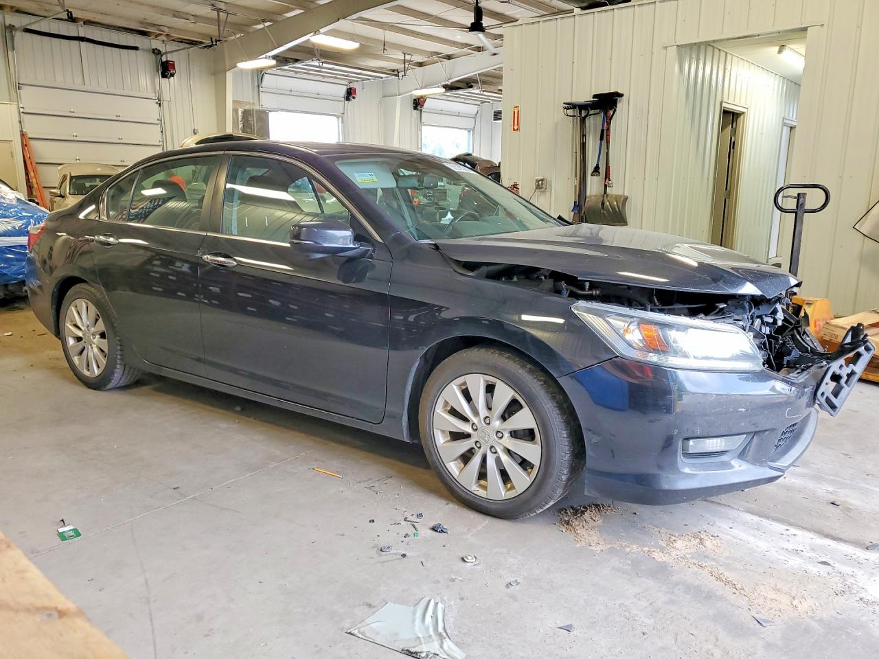 2014 Honda Accord Exl Черный vin: 1HGCR2F87EA250060