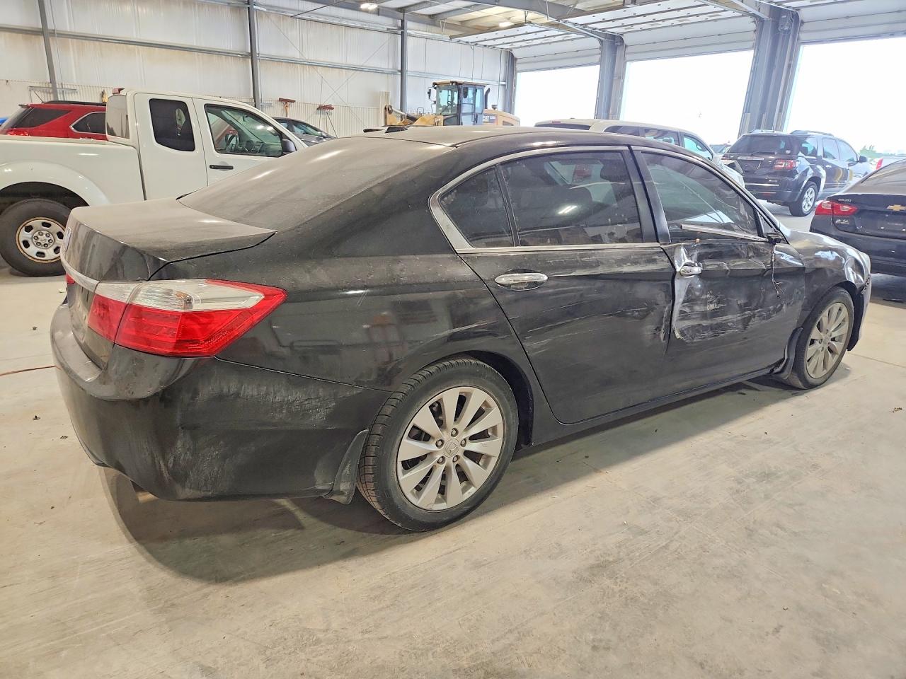 2014 Honda Accord Exl Черный vin: 1HGCR2F87EA296035