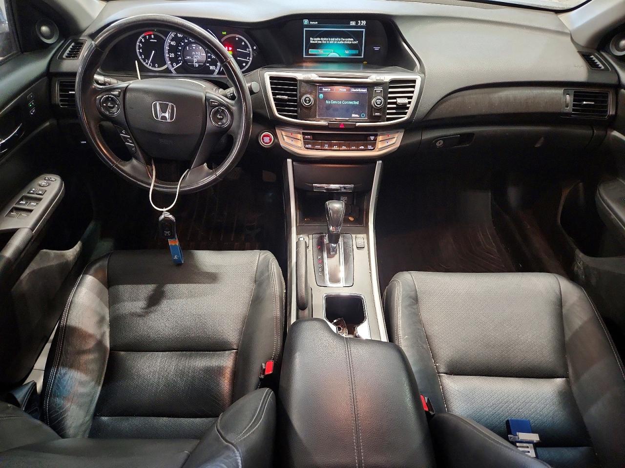 2014 Honda Accord Exl Черный vin: 1HGCR2F87EA296035