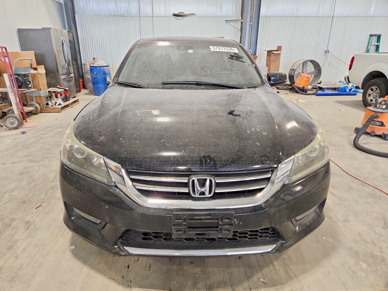 2014 Honda Accord Exl Черный vin: 1HGCR2F87EA296035