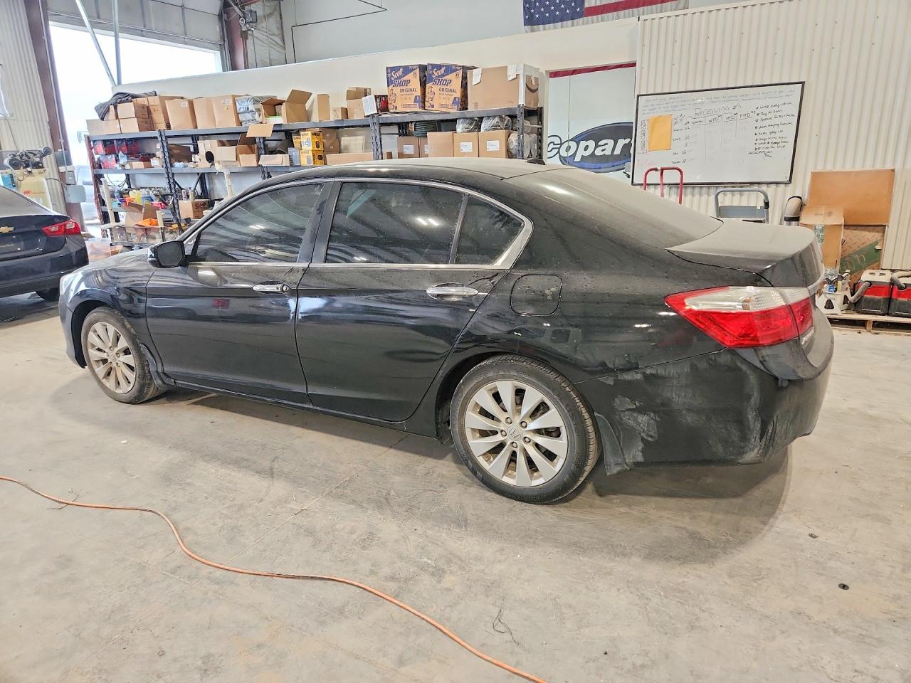 2014 Honda Accord Exl Черный vin: 1HGCR2F87EA296035