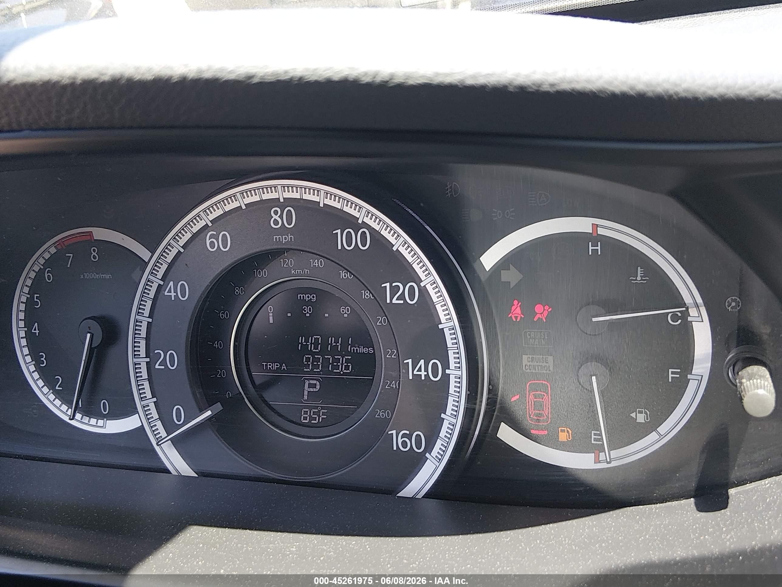 2015 Honda Accord Ex-l Gray vin: 1HGCR2F87FA002960