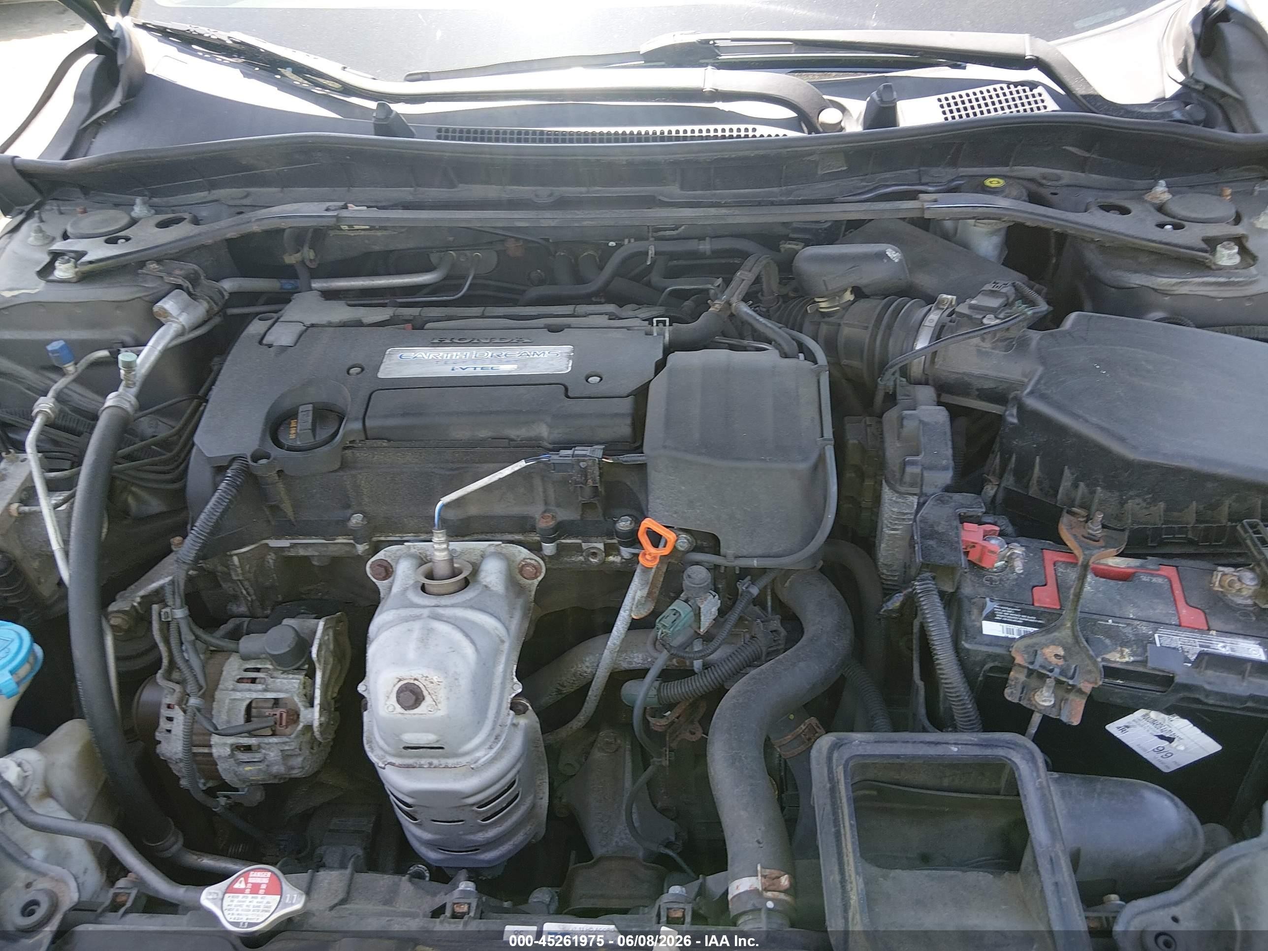 2015 Honda Accord Ex-l Gray vin: 1HGCR2F87FA002960