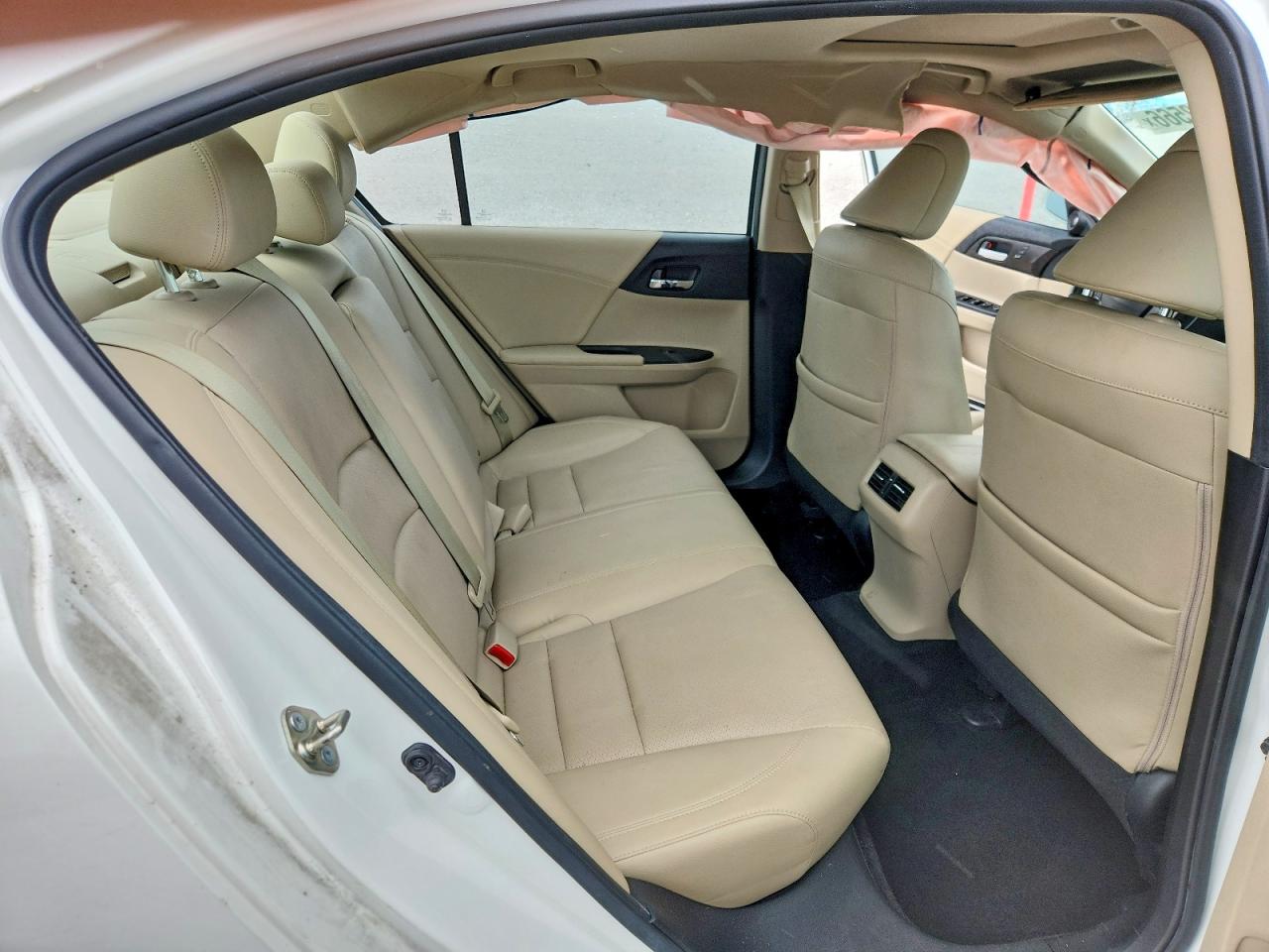2015 Honda Accord Exl White vin: 1HGCR2F87FA028247