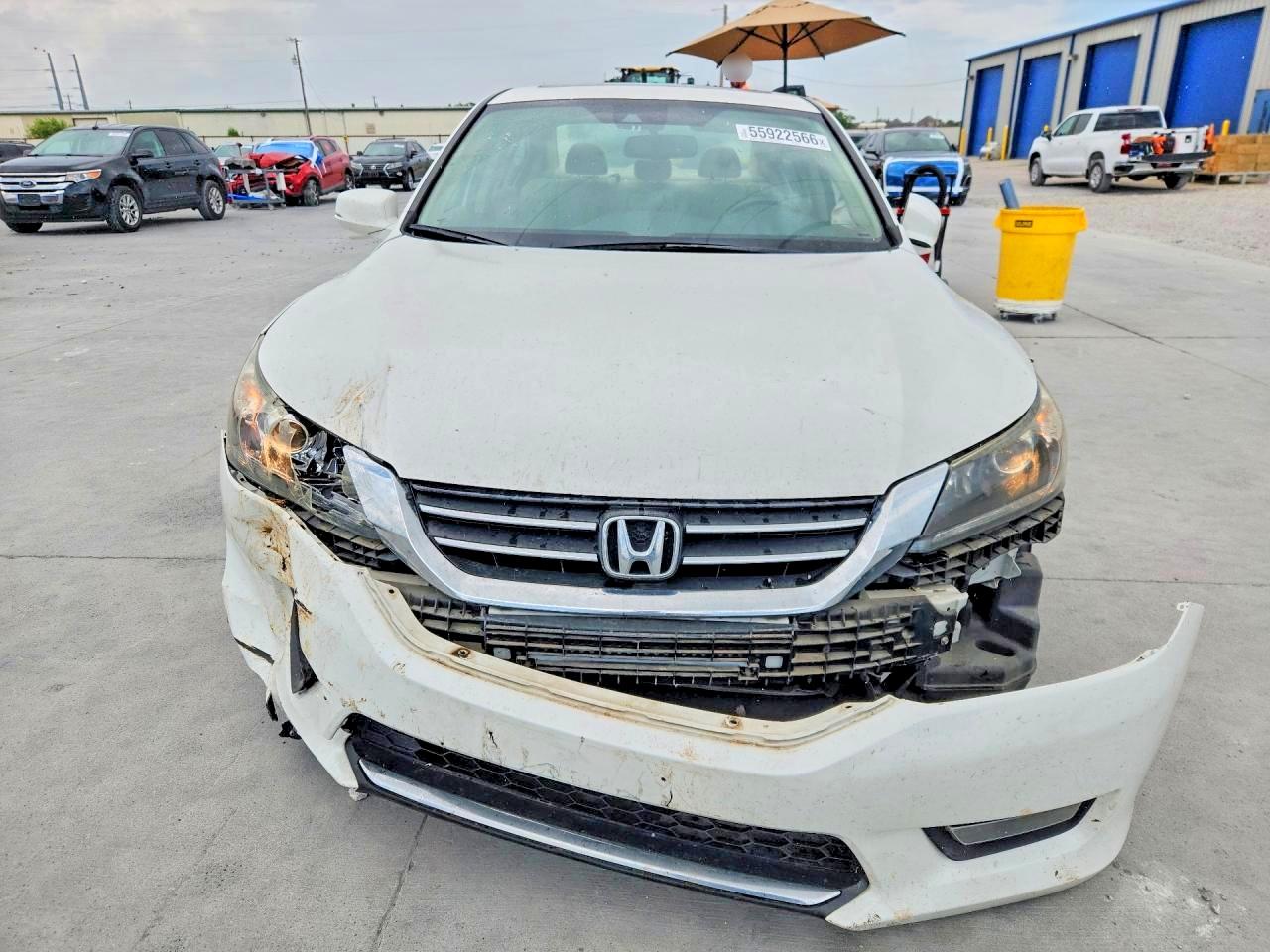 2015 Honda Accord Exl White vin: 1HGCR2F87FA028247