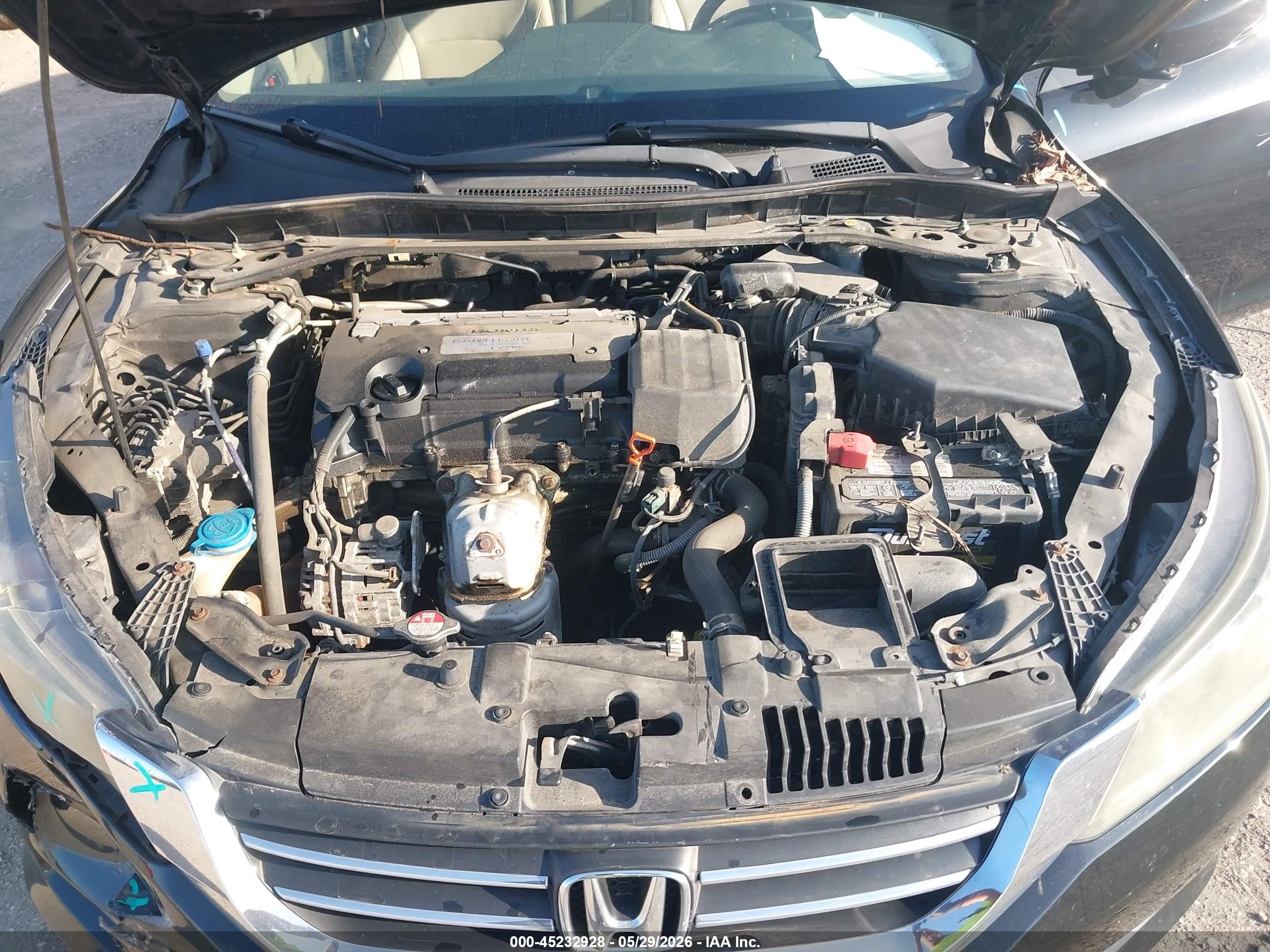 2015 Honda Accord Ex-l Черный vin: 1HGCR2F87FA047722