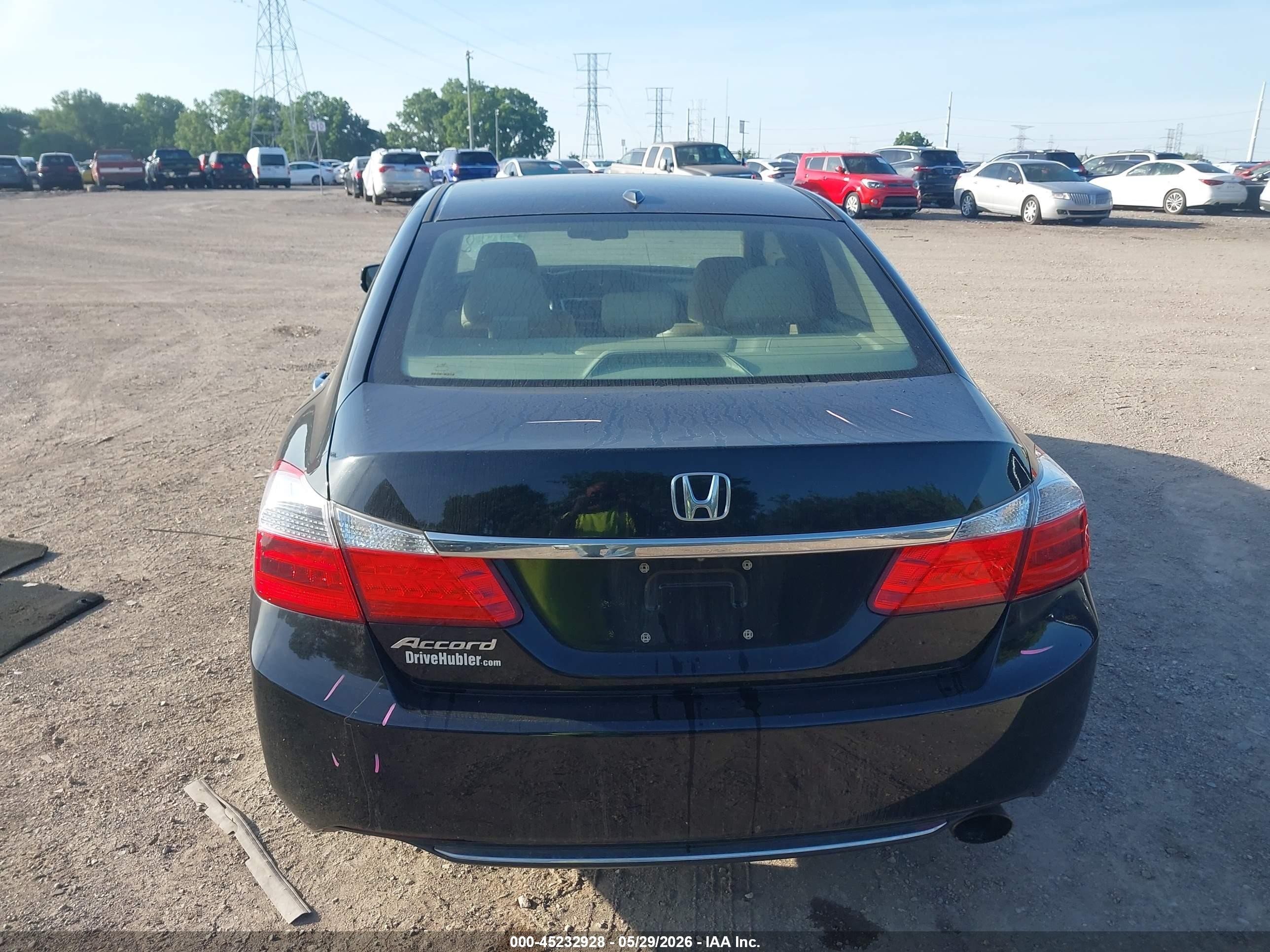 2015 Honda Accord Ex-l Черный vin: 1HGCR2F87FA047722
