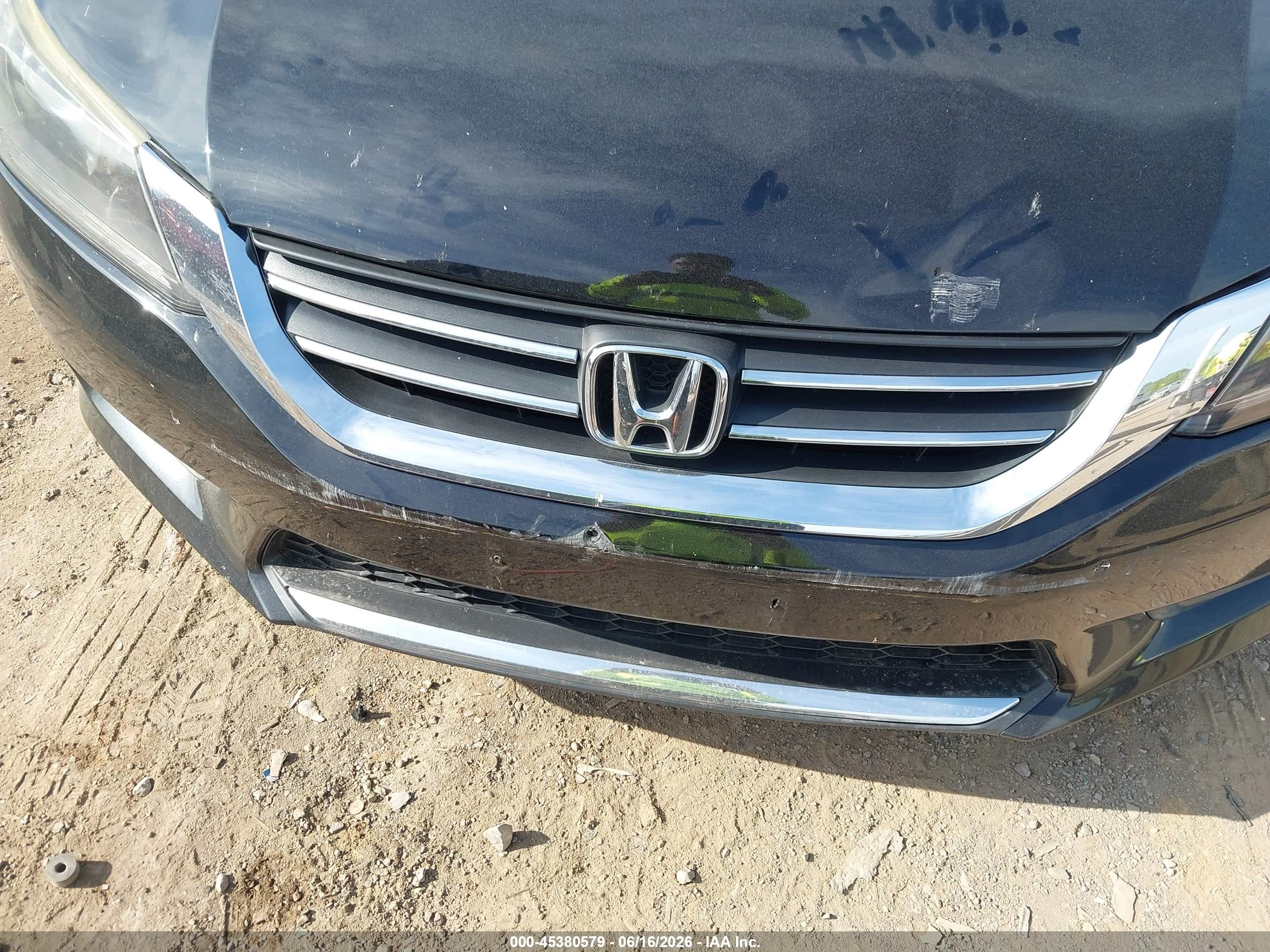 2015 Honda Accord Ex-l Black vin: 1HGCR2F87FA070417