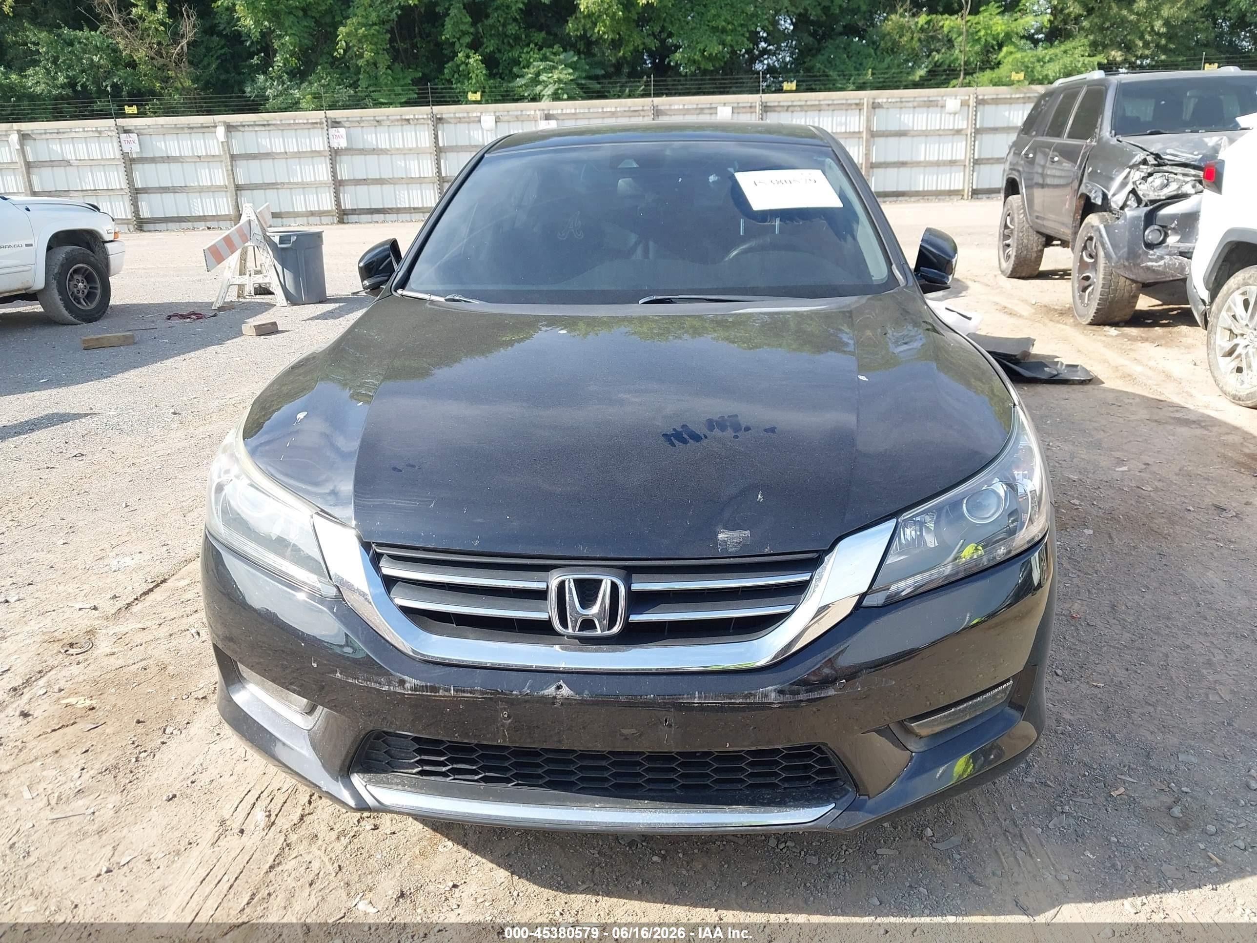 2015 Honda Accord Ex-l Black vin: 1HGCR2F87FA070417