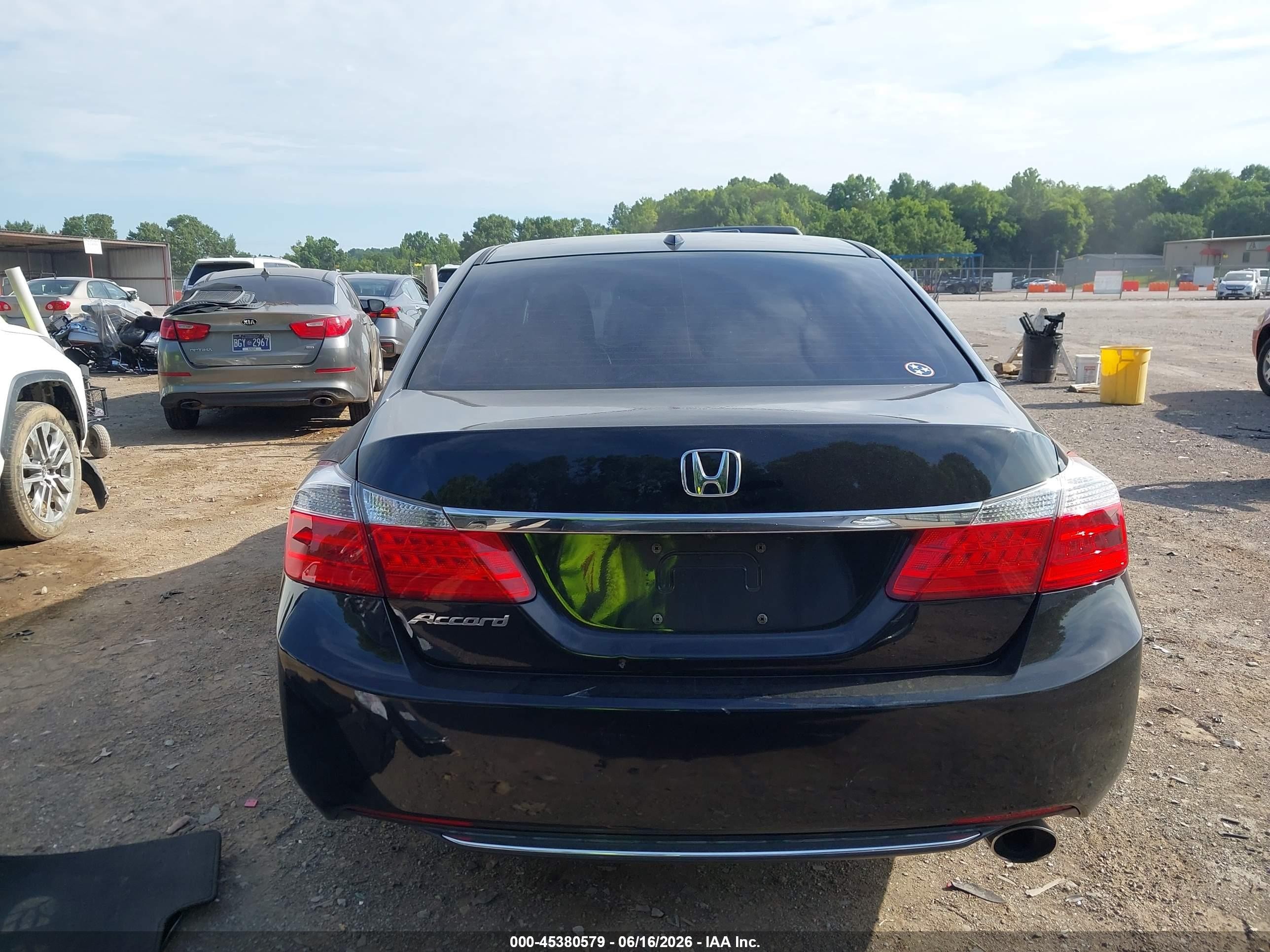 2015 Honda Accord Ex-l Black vin: 1HGCR2F87FA070417