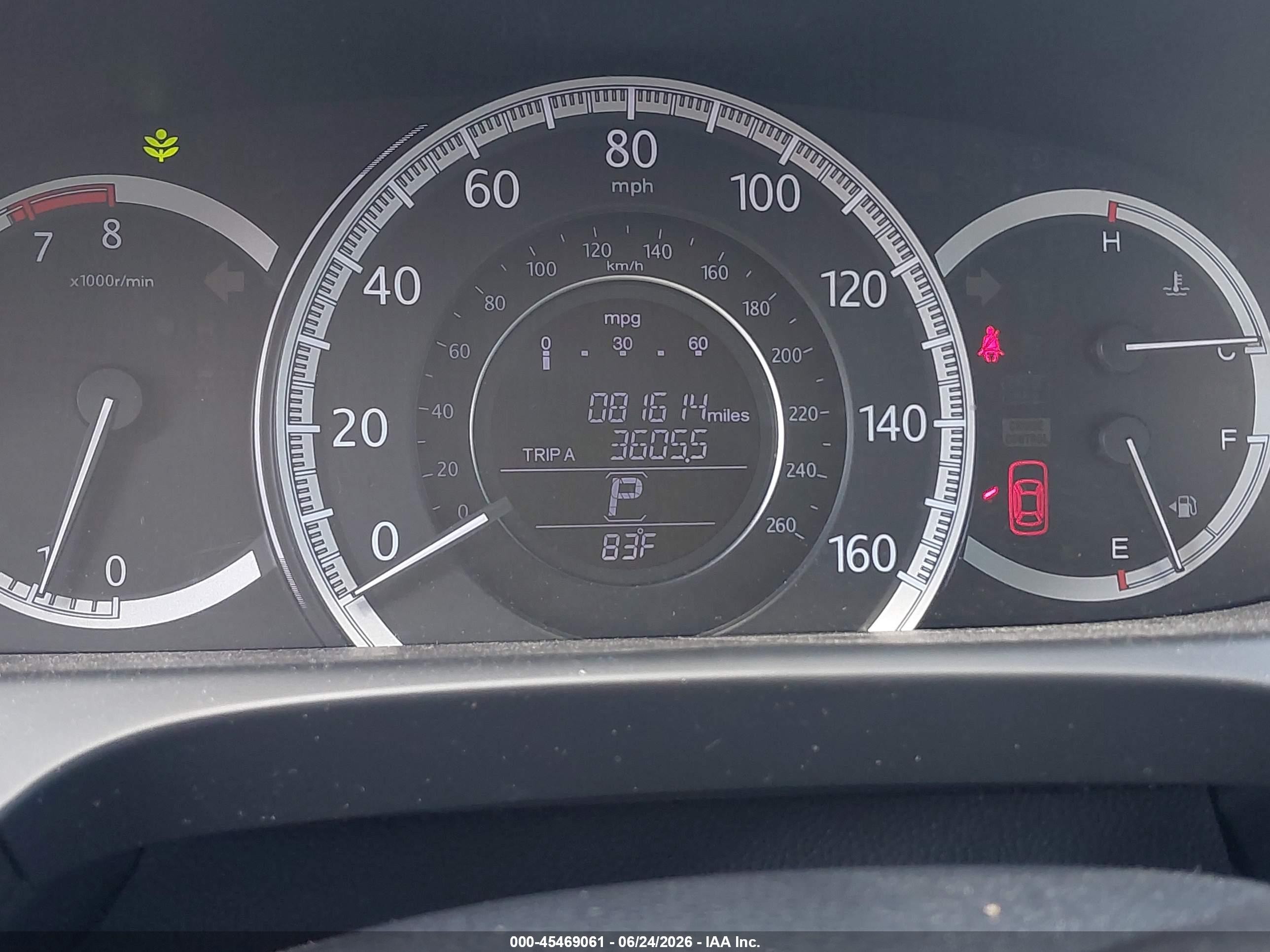 2015 Honda Accord Ex-l Burgundy vin: 1HGCR2F87FA100046