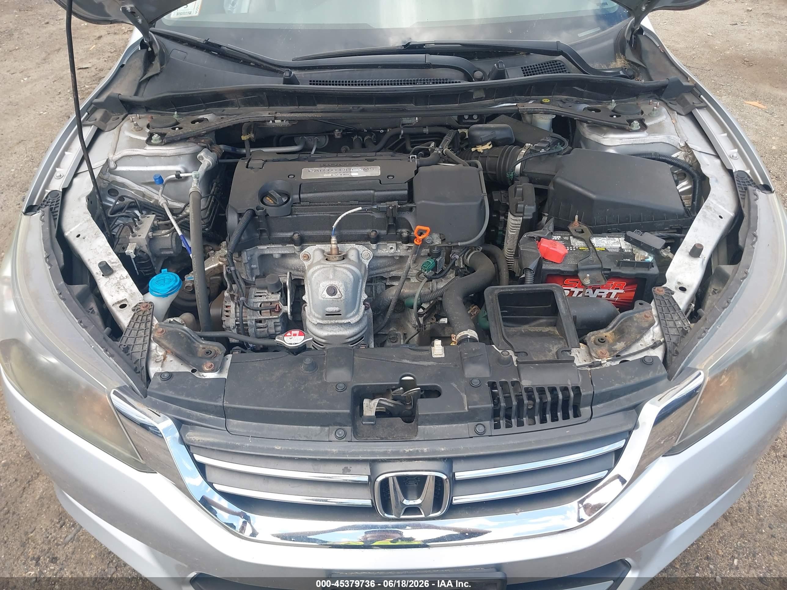 2015 Honda Accord Ex-l Silver vin: 1HGCR2F87FA106025