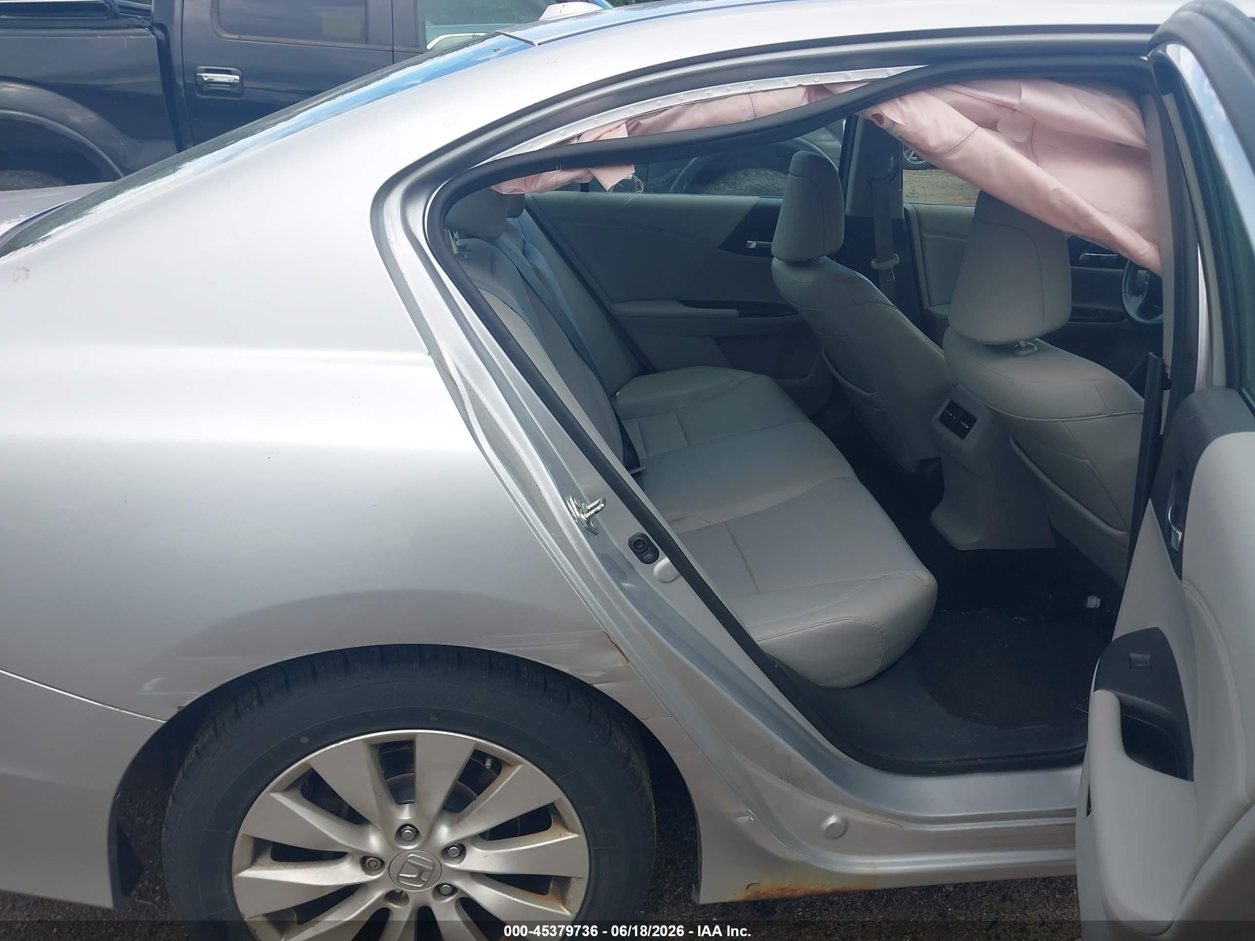 2015 Honda Accord Ex-l Silver vin: 1HGCR2F87FA106025