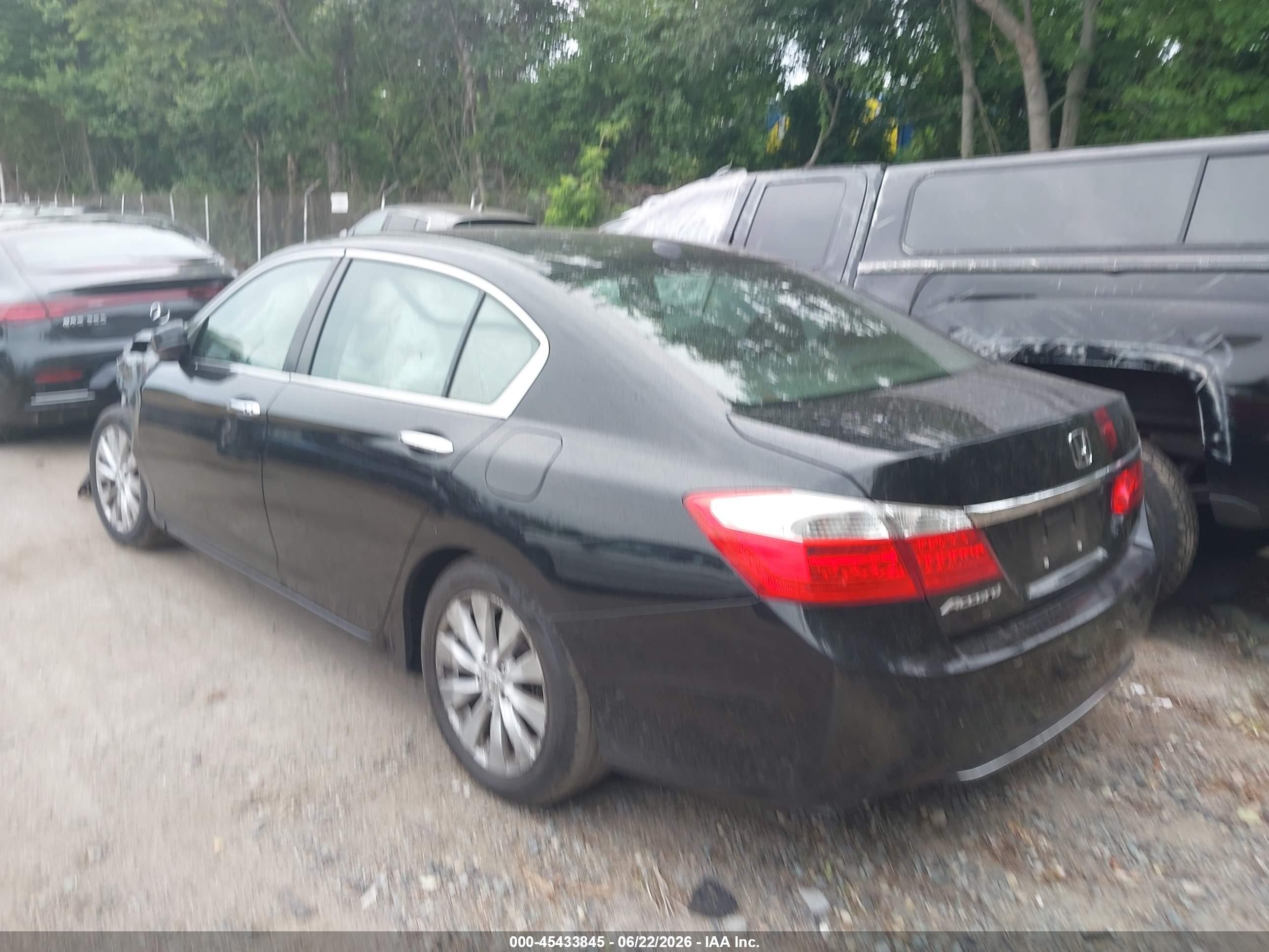 2015 Honda Accord Ex-l Black vin: 1HGCR2F87FA131538