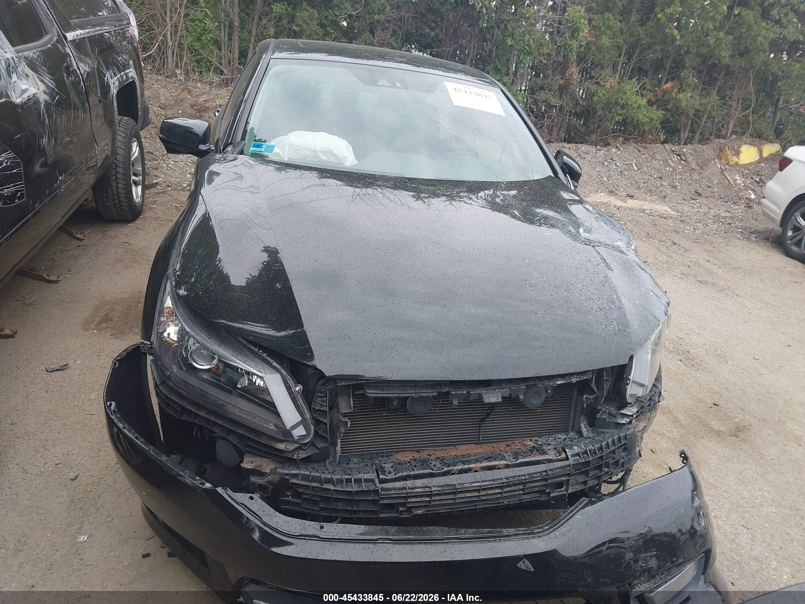 2015 Honda Accord Ex-l Black vin: 1HGCR2F87FA131538
