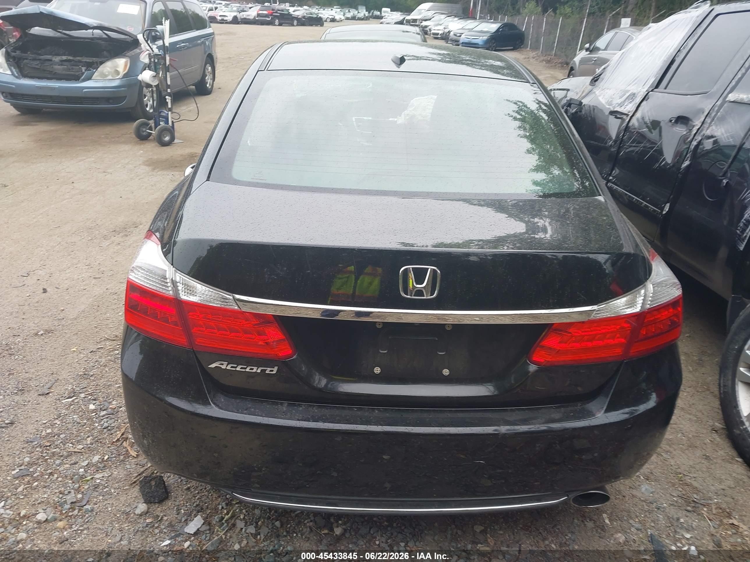 2015 Honda Accord Ex-l Black vin: 1HGCR2F87FA131538