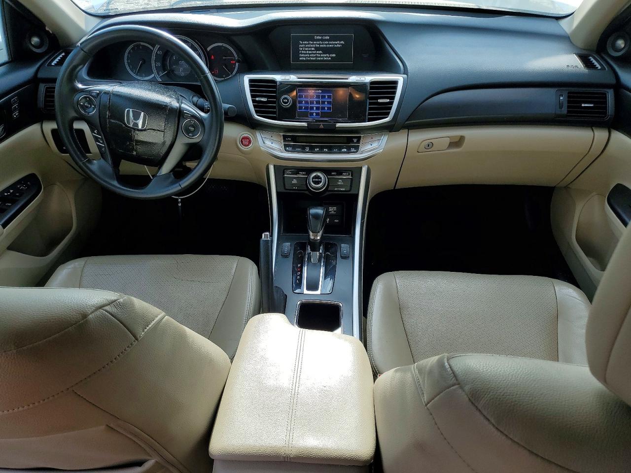 2015 Honda Accord Exl White vin: 1HGCR2F87FA141986