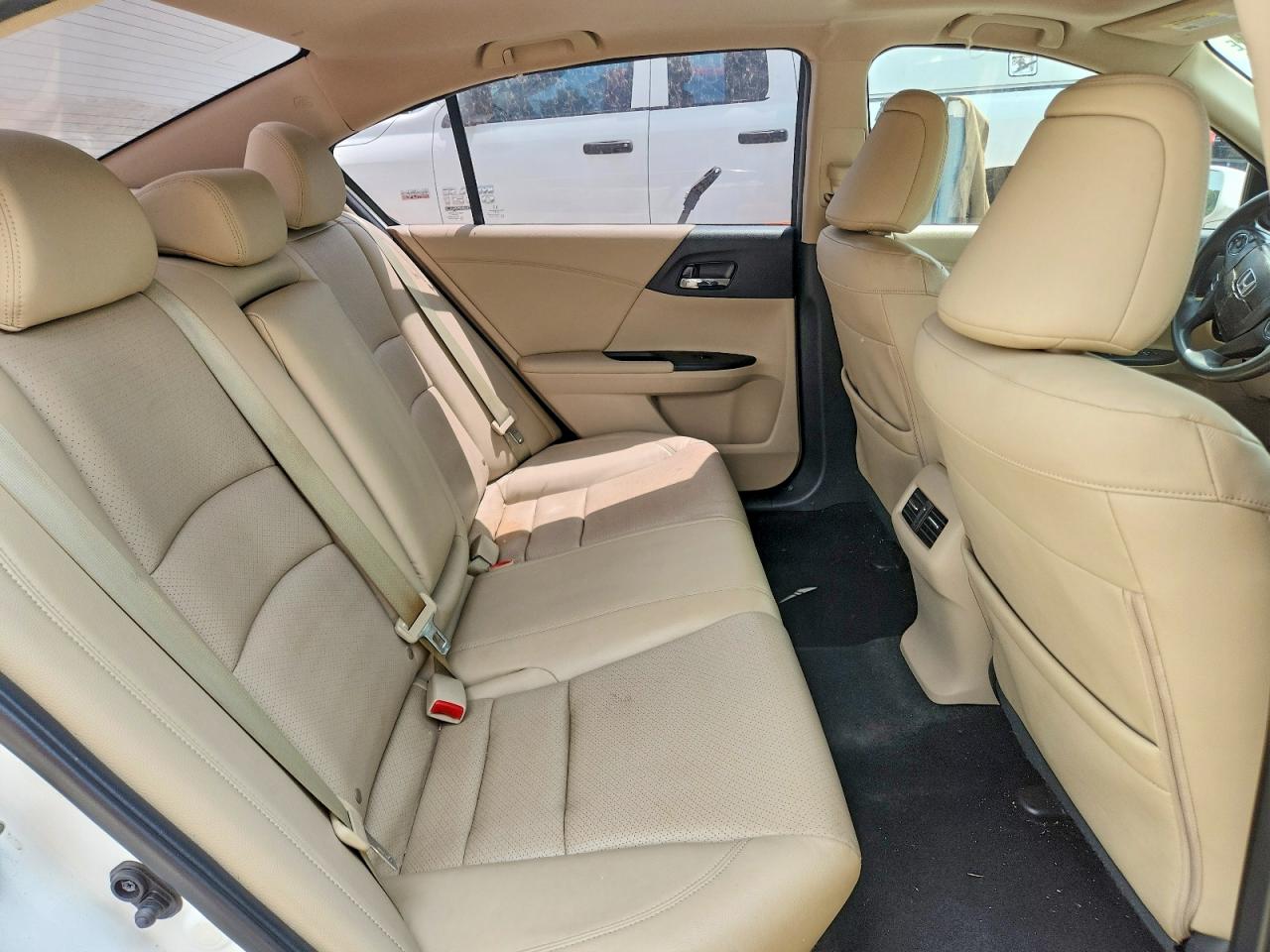2015 Honda Accord Exl White vin: 1HGCR2F87FA141986