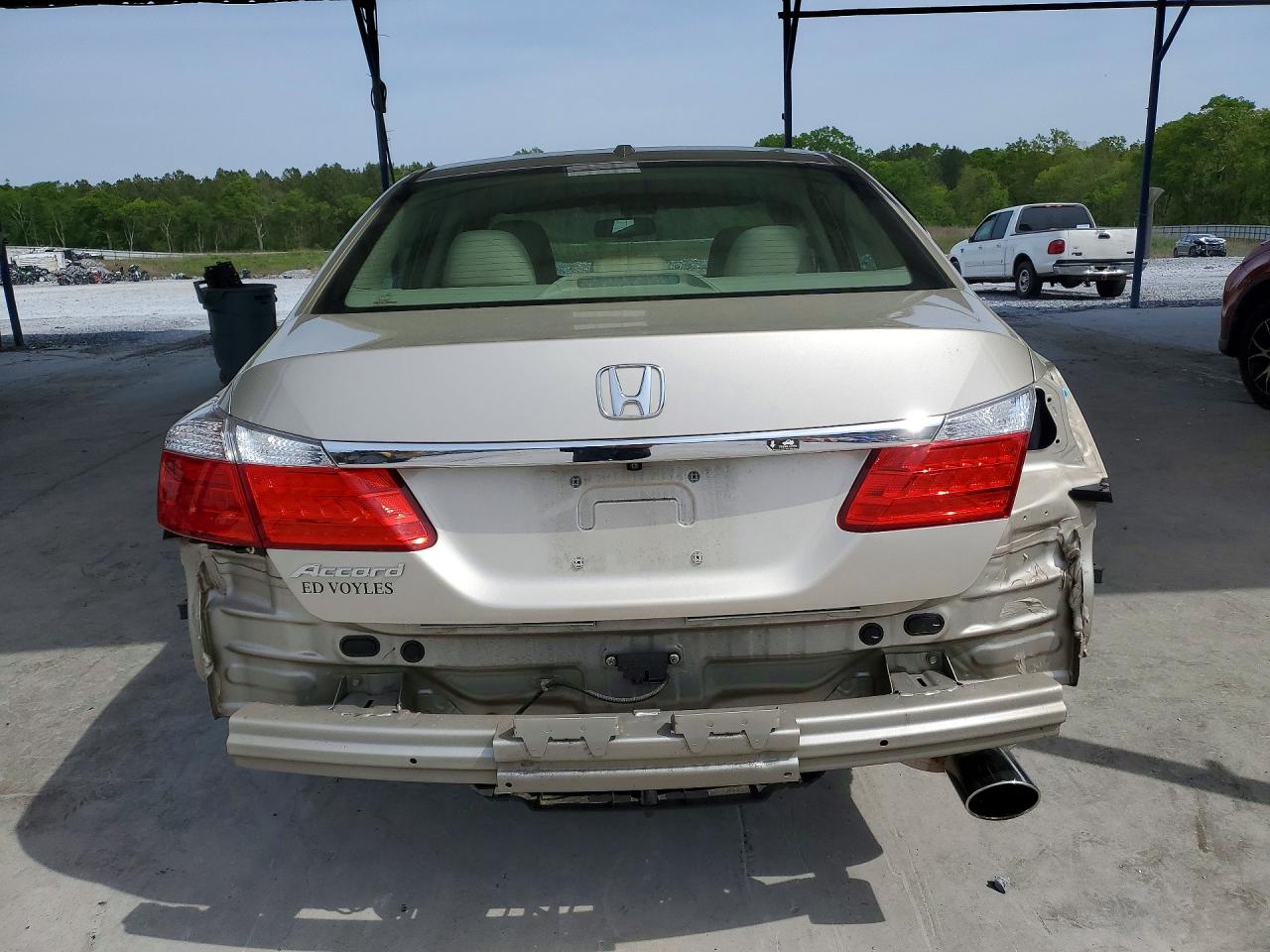 2015 Honda Accord Exl Cream vin: 1HGCR2F87FA143530