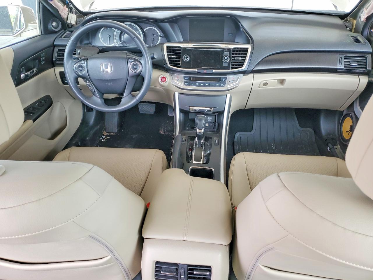 2015 Honda Accord Exl Cream vin: 1HGCR2F87FA143530