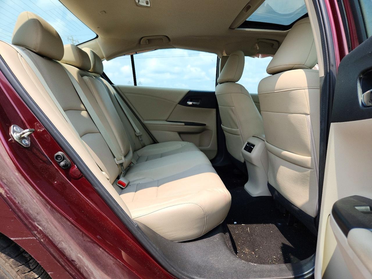 2015 Honda Accord Exl Burgundy vin: 1HGCR2F87FA175653