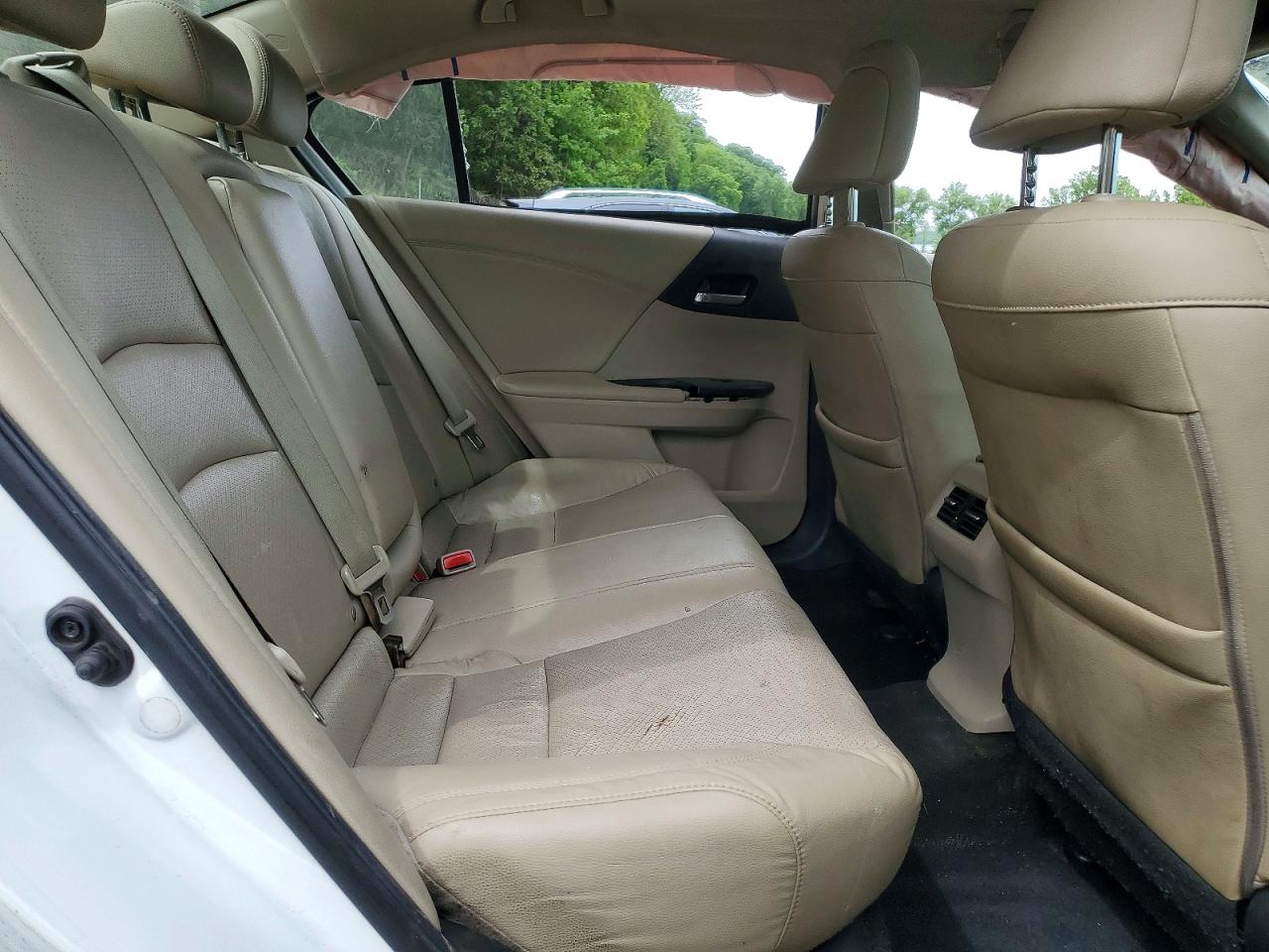 2015 Honda Accord Exl Белый vin: 1HGCR2F87FA184353