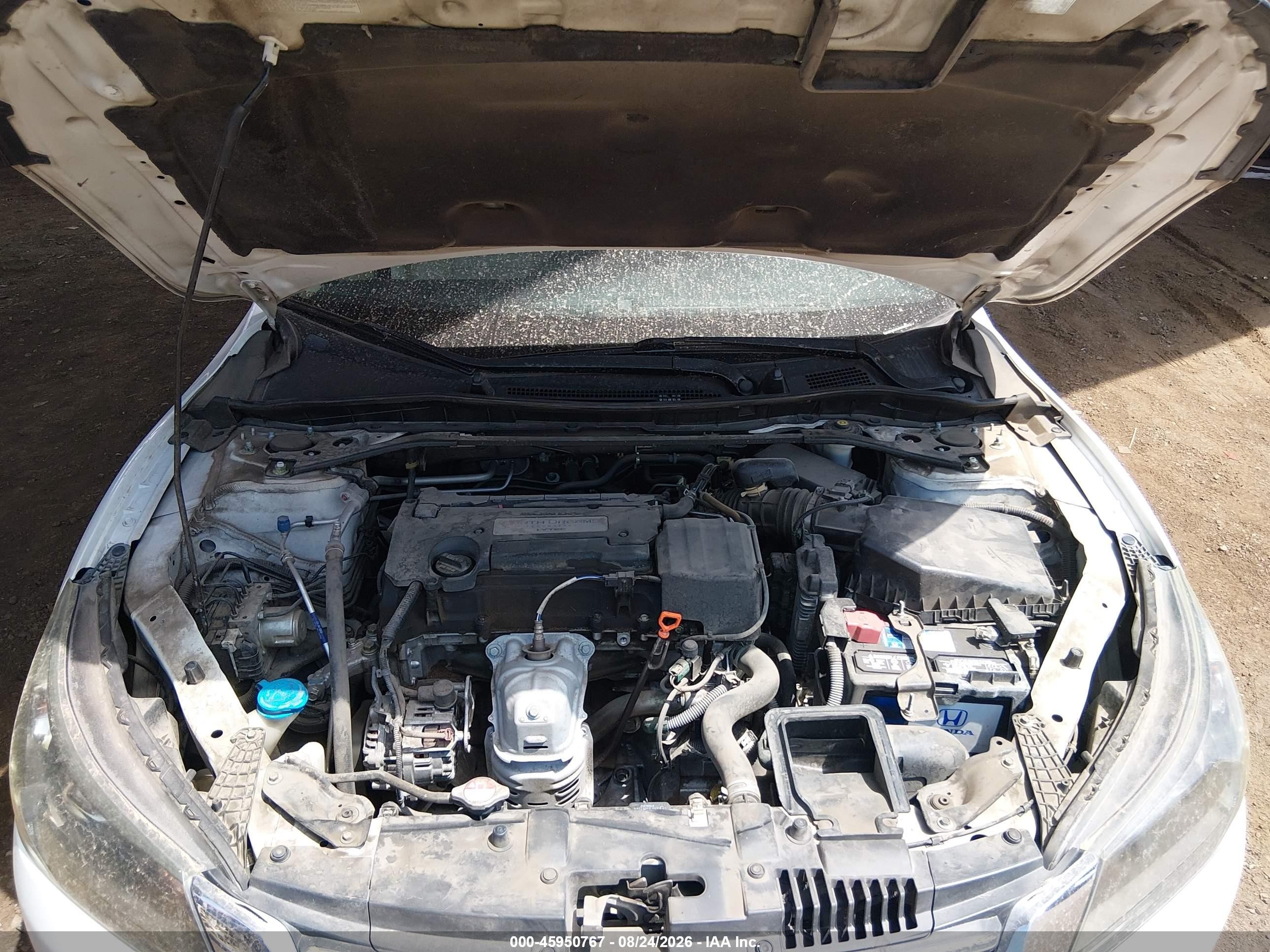 2015 Honda Accord Ex-l White vin: 1HGCR2F87FA209560