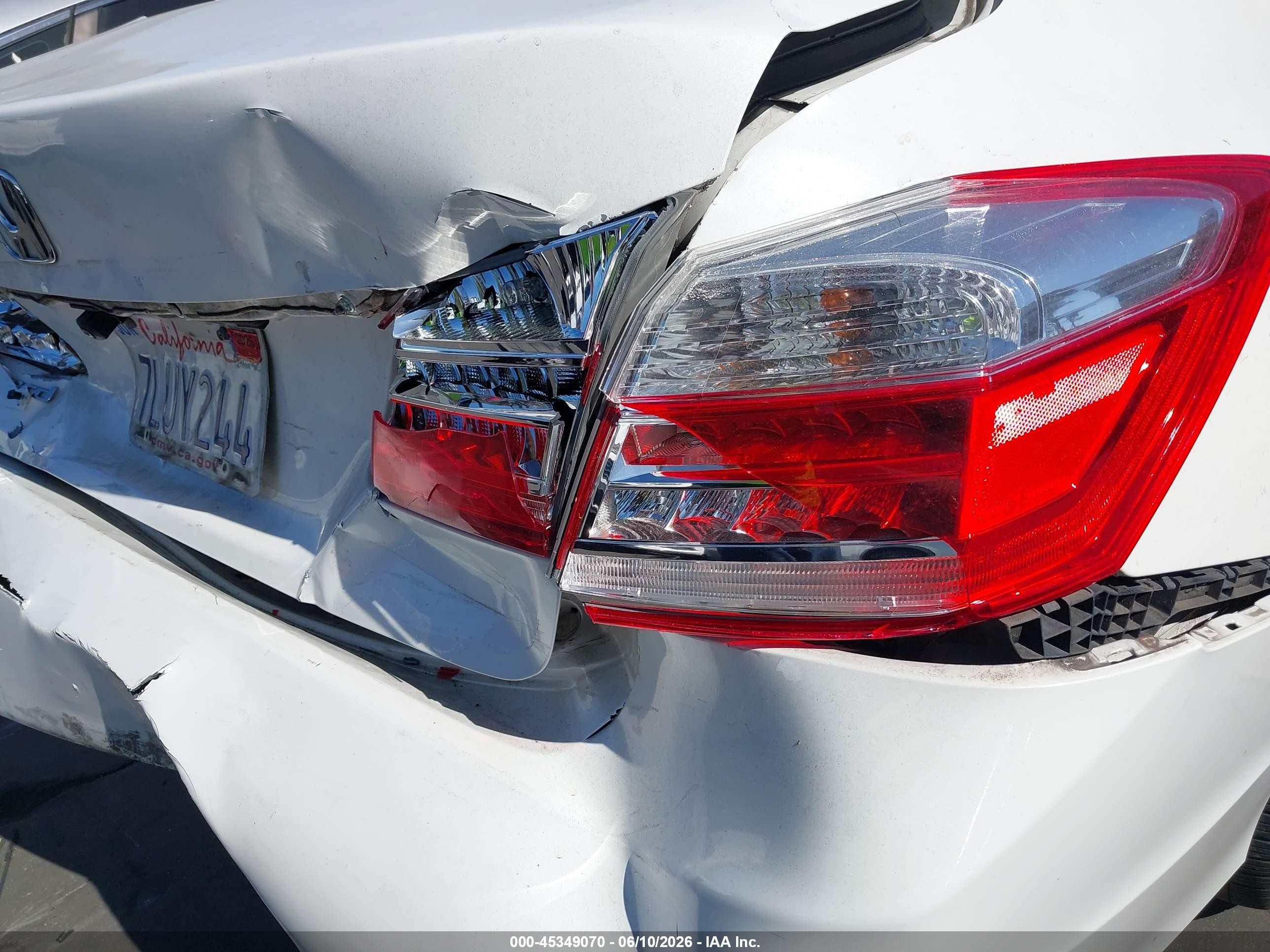 2015 Honda Accord Ex-l White vin: 1HGCR2F87FA214239