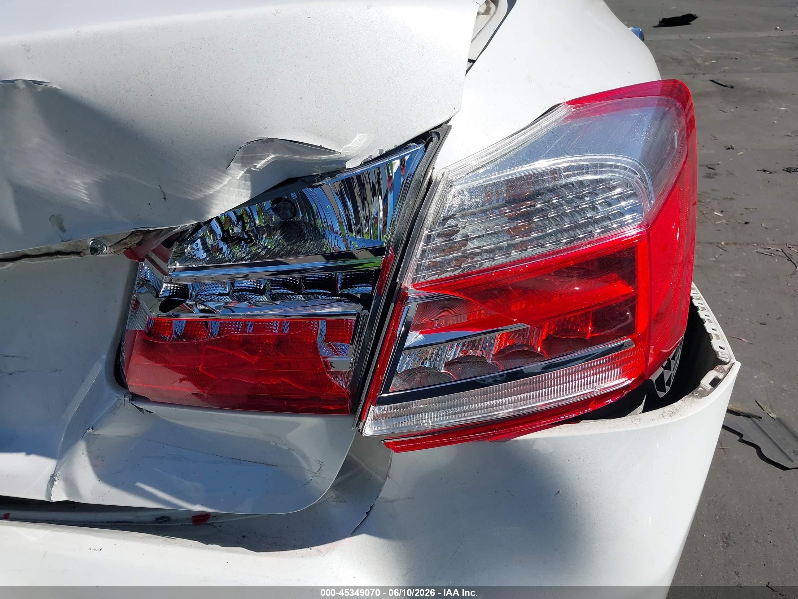 2015 Honda Accord Ex-l White vin: 1HGCR2F87FA214239