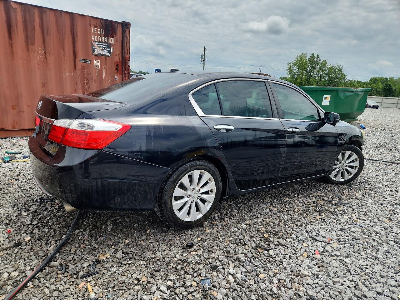 2015 Honda Accord Exl Черный vin: 1HGCR2F87FA229131