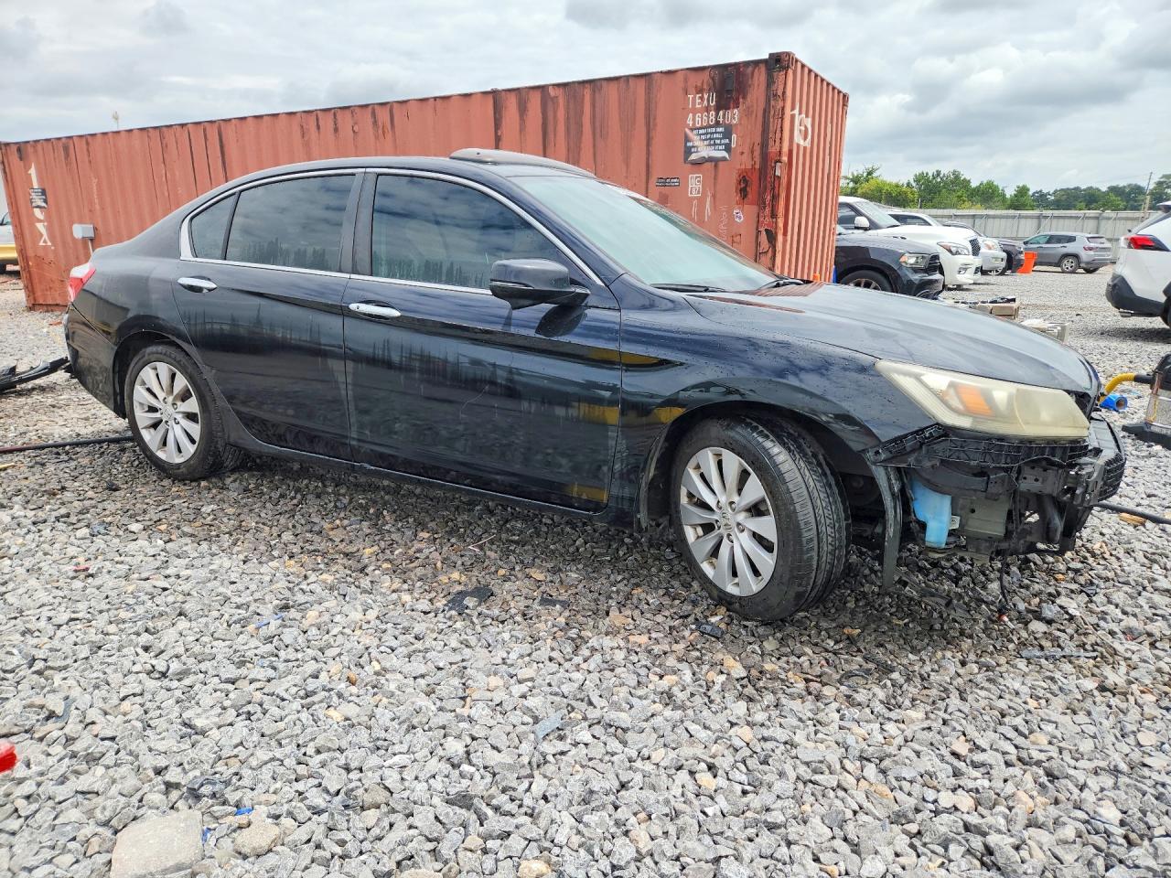 2015 Honda Accord Exl Черный vin: 1HGCR2F87FA229131