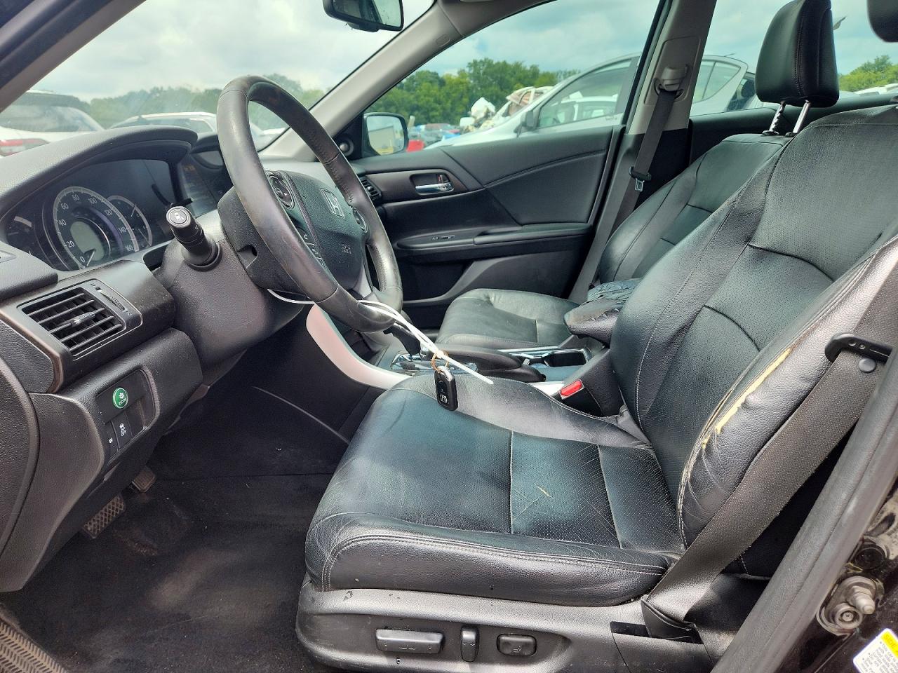 2015 Honda Accord Exl Черный vin: 1HGCR2F87FA229131
